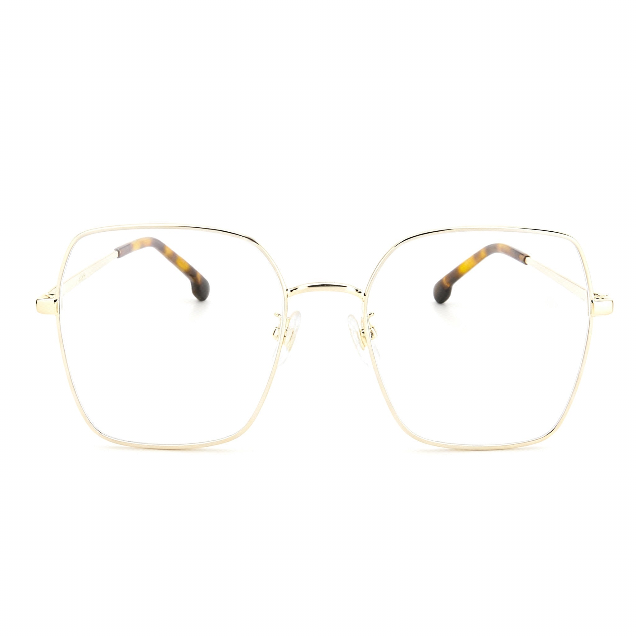 Carrera 3035 Gold Ivory Stainless Steel Optical Frame for Women, Lens 53mm, Bridge 140mm, Temple 18mm