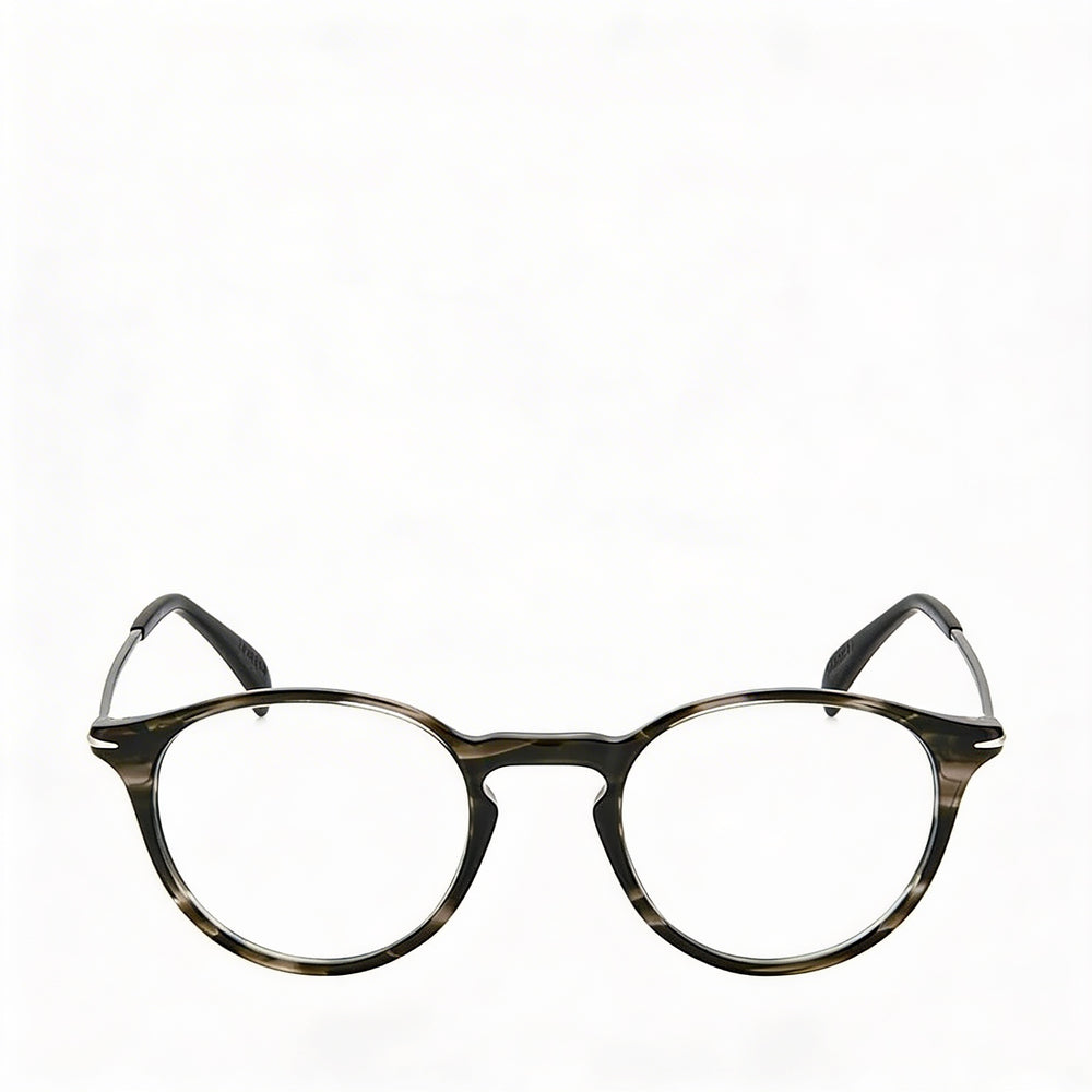 David Beckham Db 1049 Unisex Grey Horn Plastic Eyeglasses 48mm