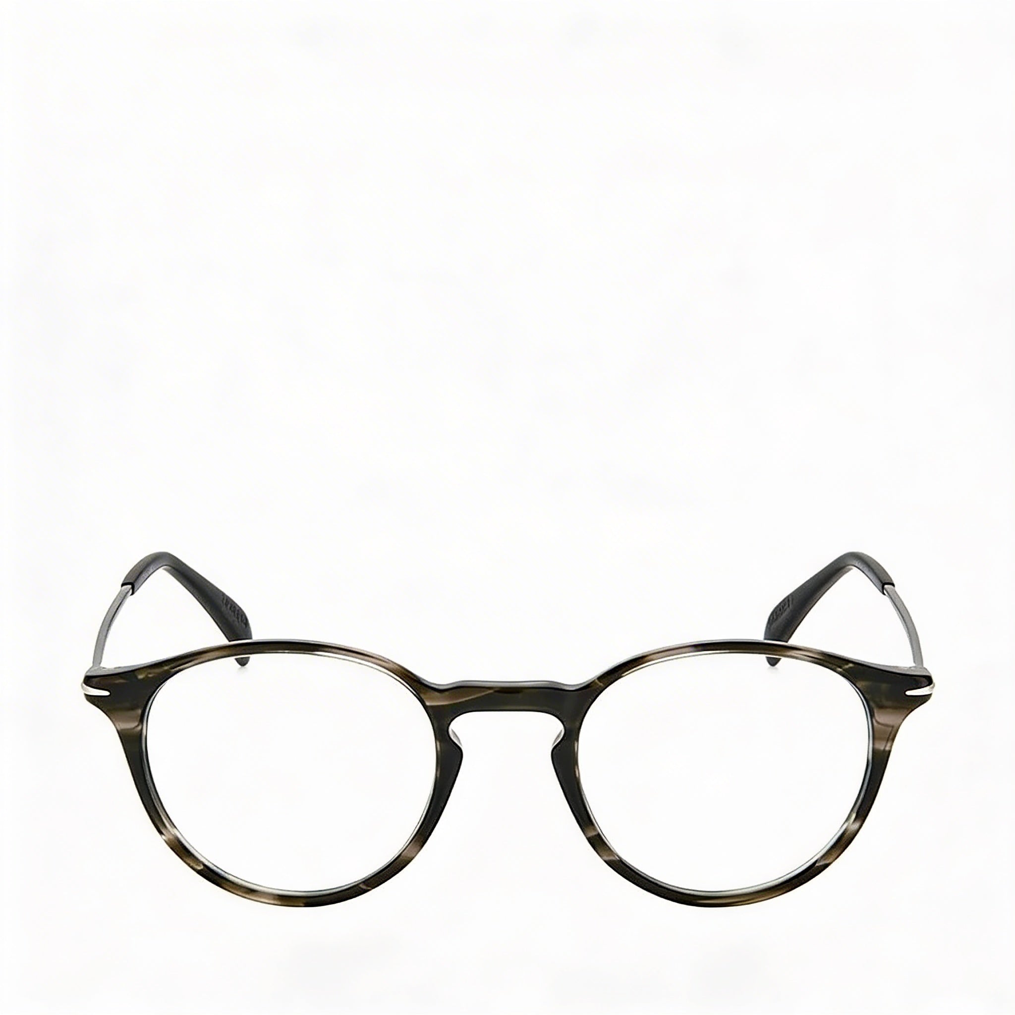 David Beckham Db 1049 Unisex Grey Horn Plastic Eyeglasses 48mm, Photo 2