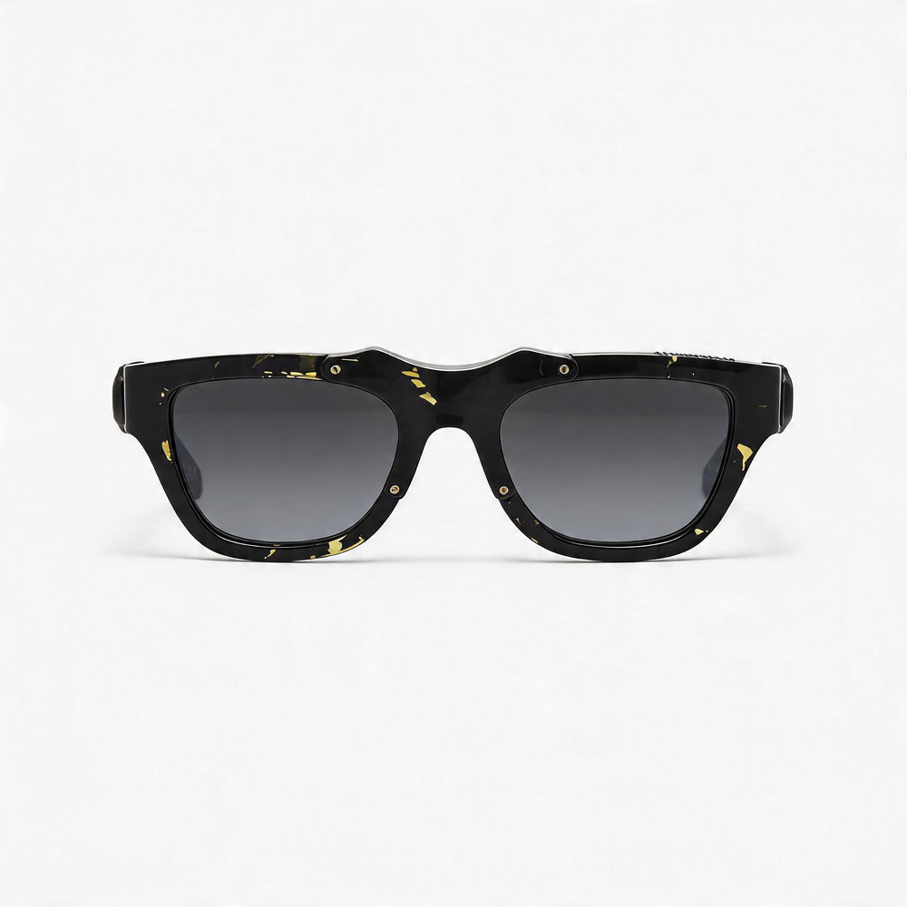 BURBERRY Classic Unisex Polarized Sunglasses Brown Dark Grey Frame Dark Grey Lenses 53mm