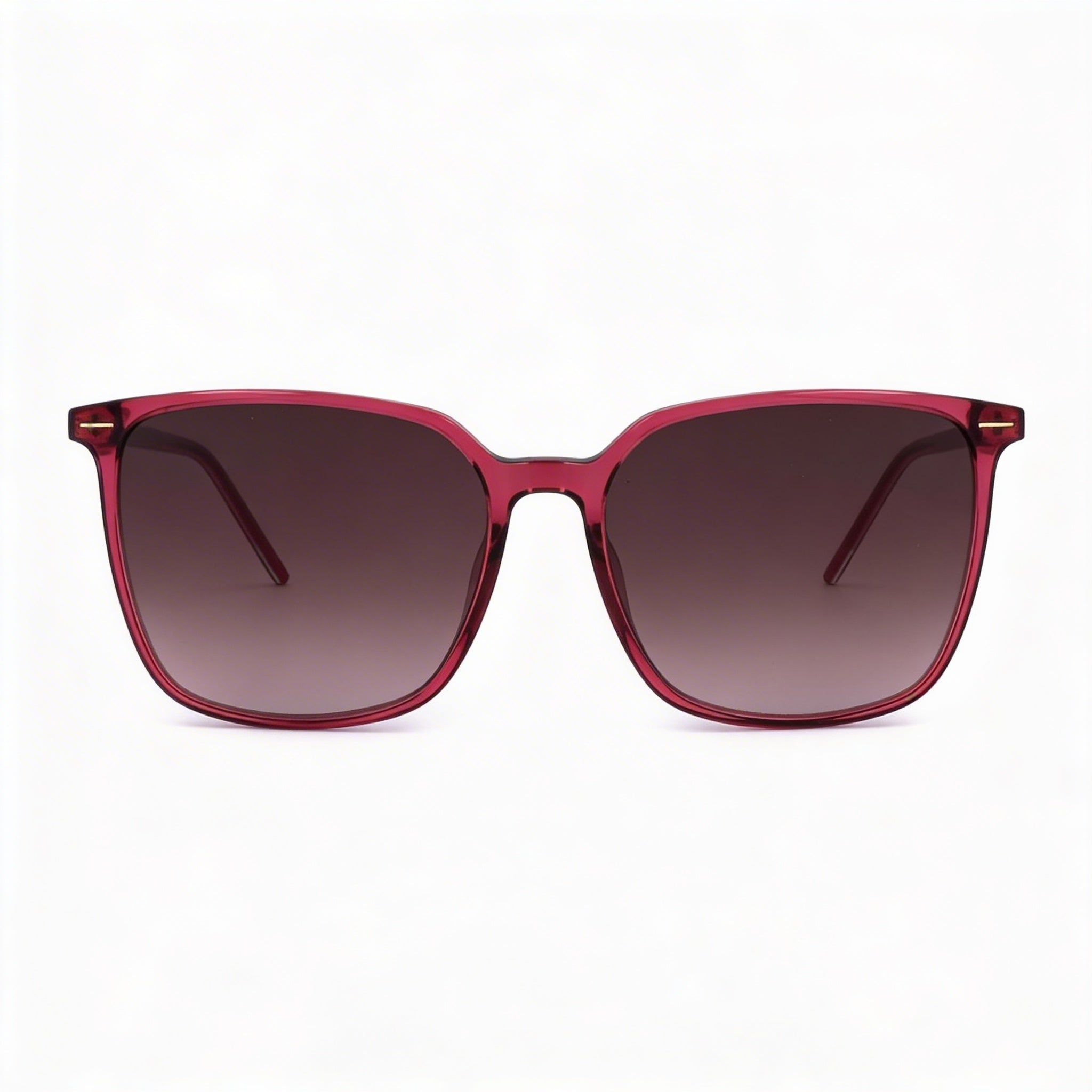 Hugo Boss Modern Lightweight Light Acetate Burgundy UV Protection Sunglasses for Women 57-16-140mm, Photo 2