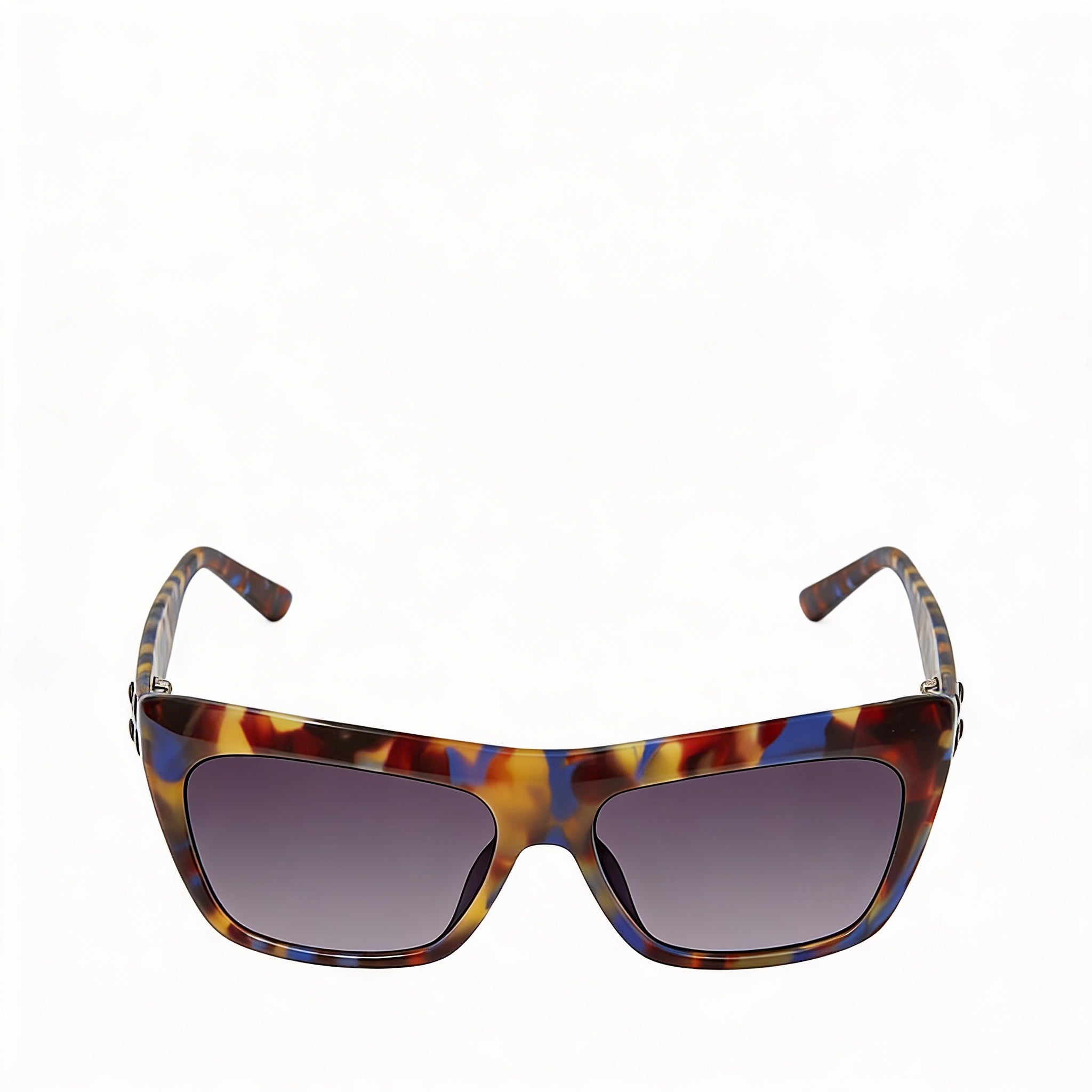 L.A.M.B. Square Women's Blue Tortoise Acetate Full Rim Brown Non-Polarized Sunglasses 56-16-135, Photo 2