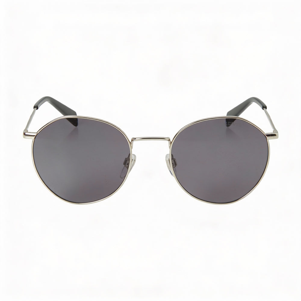 Levi's Modern Women’s Palladium Stainless Steel Frame and Lens UV Protection Sunglasses, 54mm Lens Width