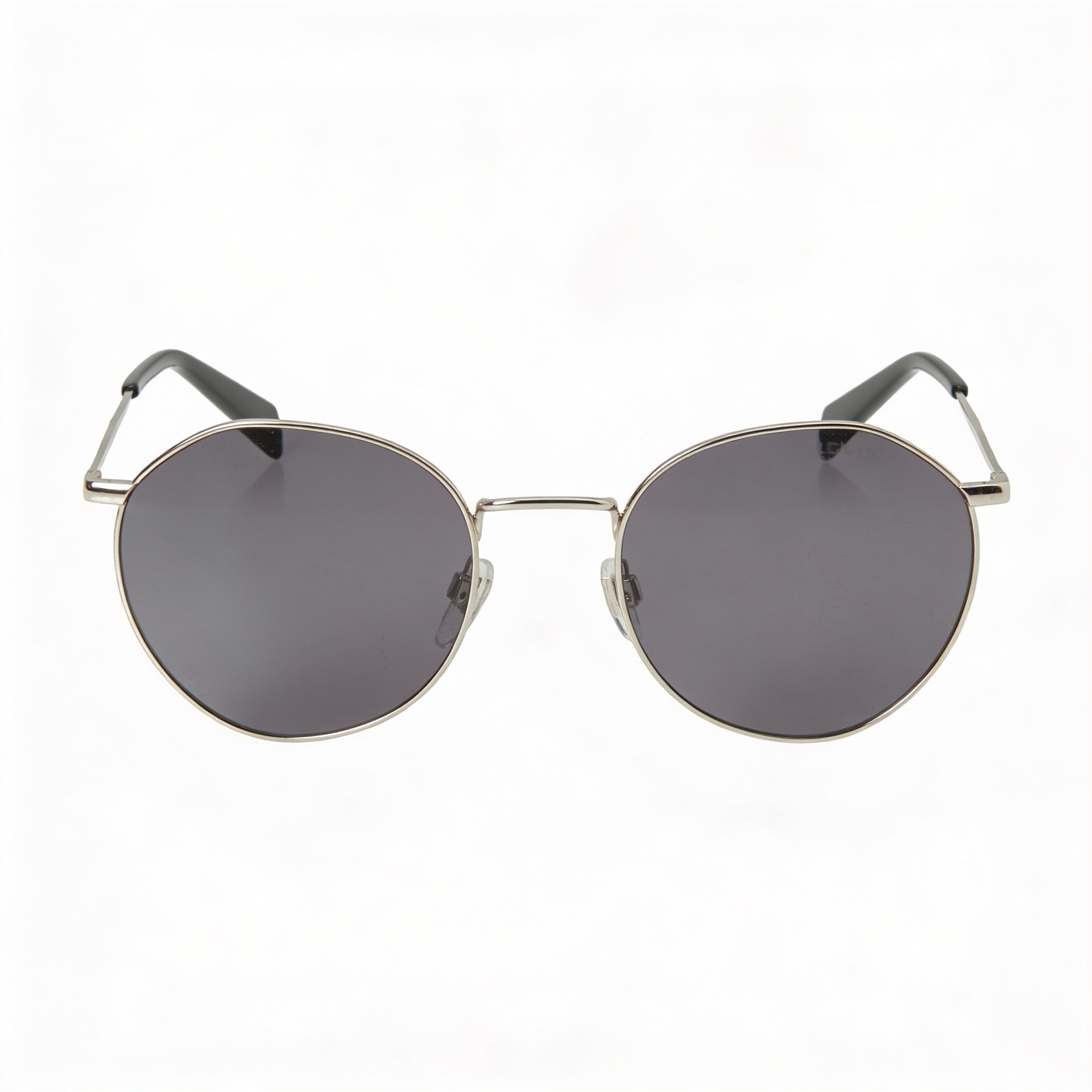 Levi's Modern Women’s Palladium Stainless Steel Frame and Lens UV Protection Sunglasses, 54mm Lens Width, Photo 2
