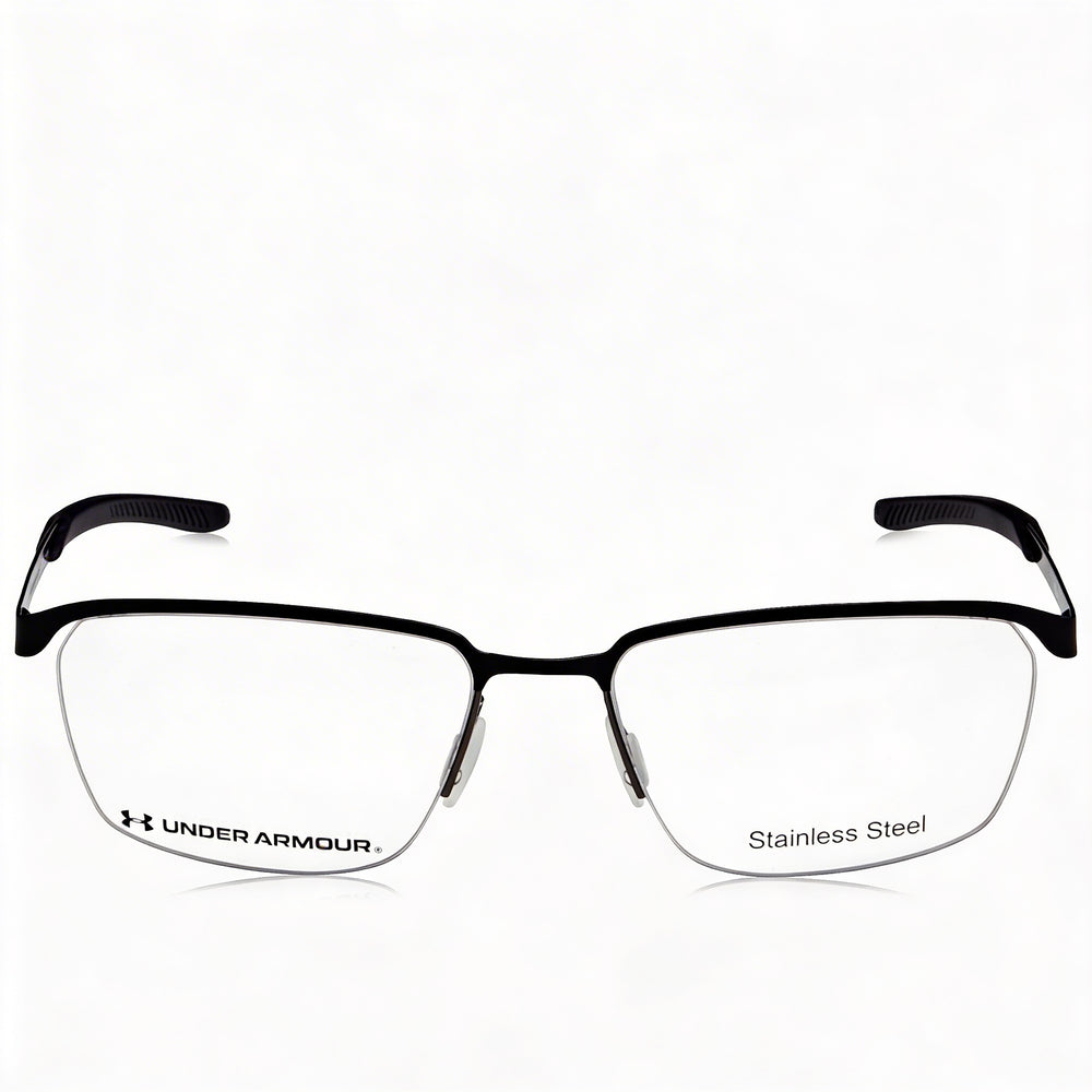 Under Armour Men's Casual Sunglasses with Alloy Steel Frame in Matt Black and Polycarbonate Lenses, 56mm