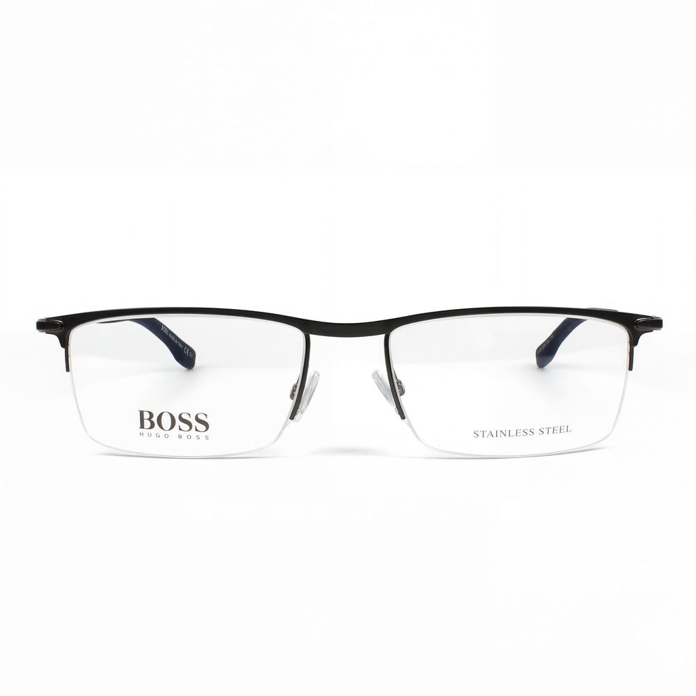Hugo Boss Boss 0940 Gafas Hombre Gris Goma Aleación de Acero Sin Aumento 55mm