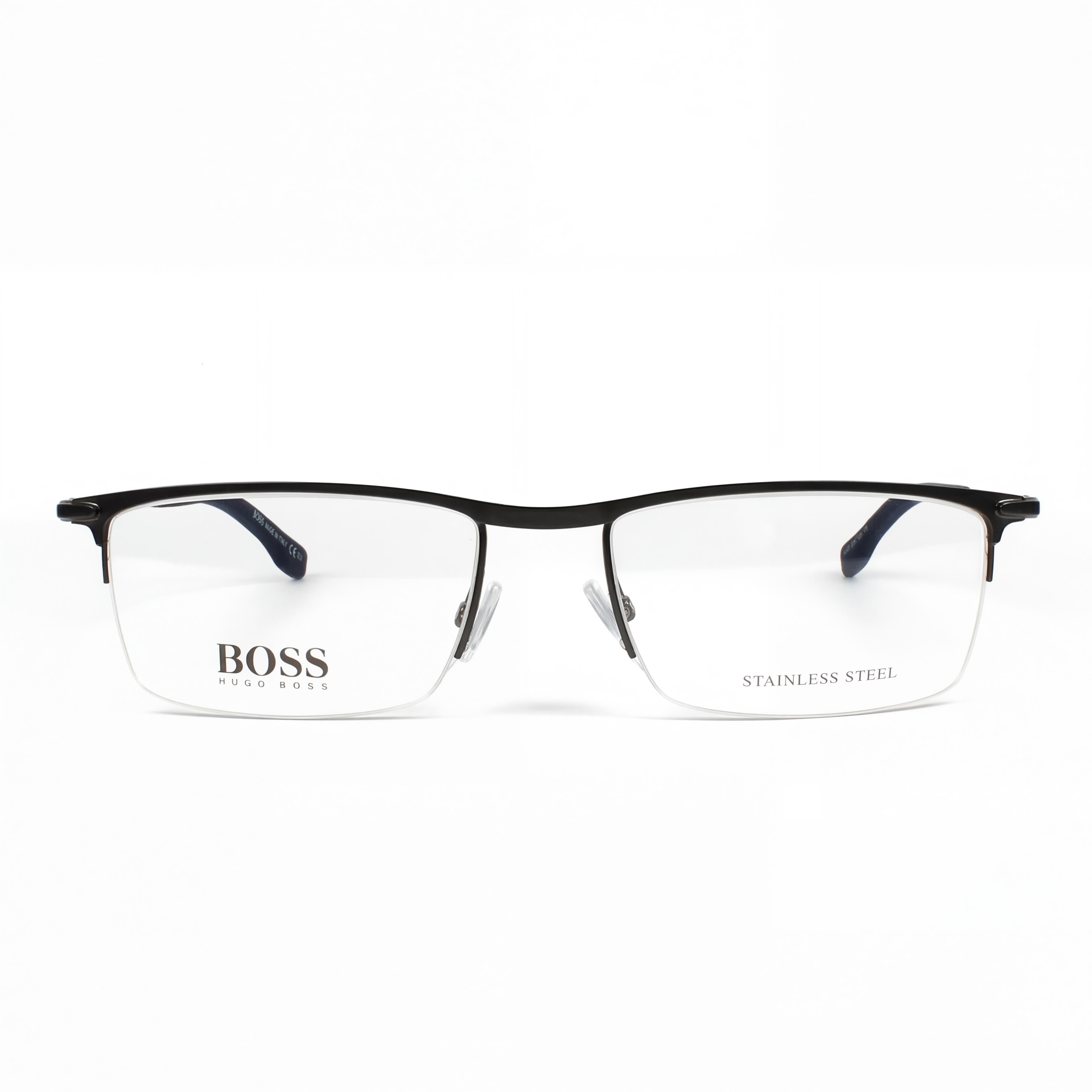 Hugo Boss Boss 0940 Men's Grey Rubber Alloy Steel Non- Eyeglasses 55mm, Photo 2