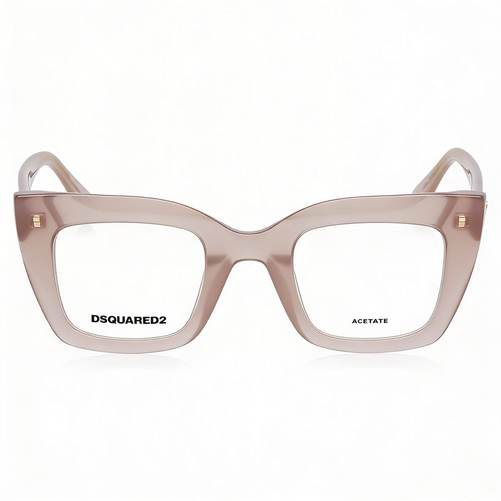 DSQUARED2 Modern Women's Sunglasses, Pink Acetate Frame, Non-Polarized, 47mm Lens Width