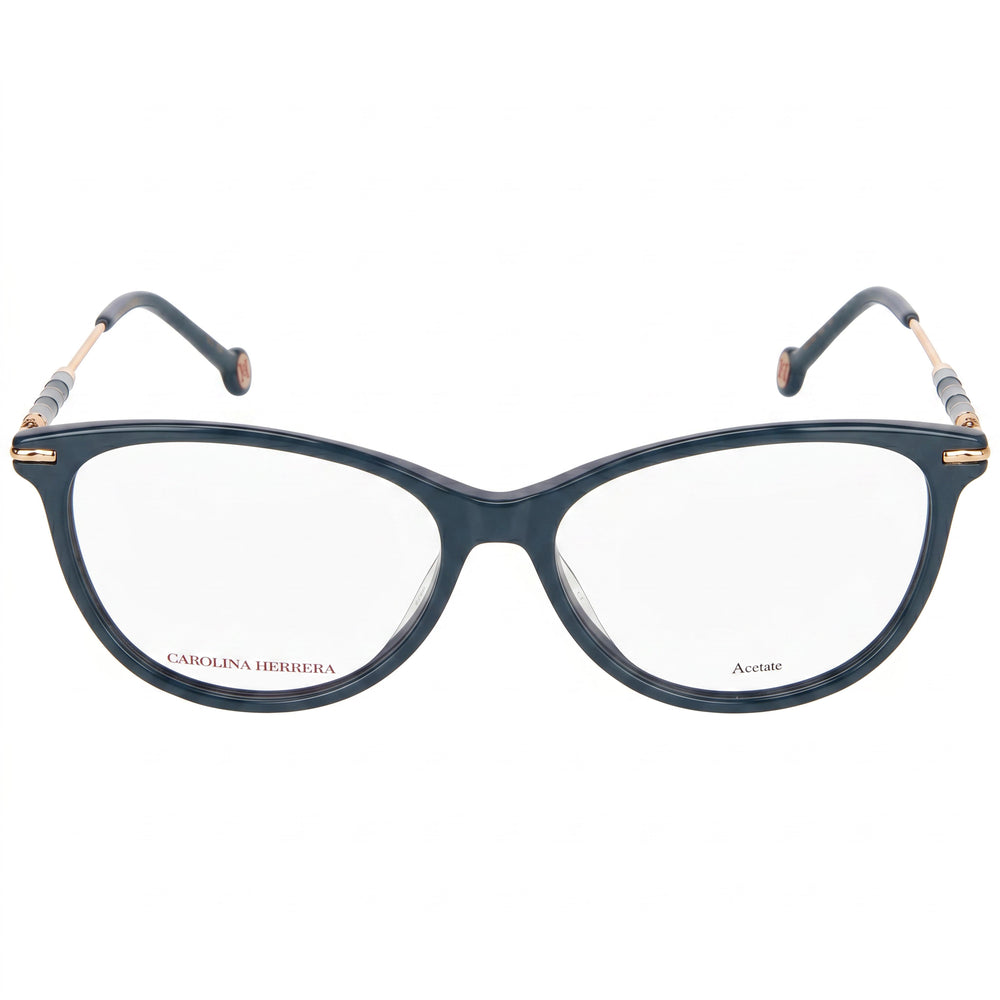 Carolina Herrera Ch 0043 Women's Eyeglasses, Zi9 Plastic Frame, Polycarbonate Demo Lenses, Size 53mm