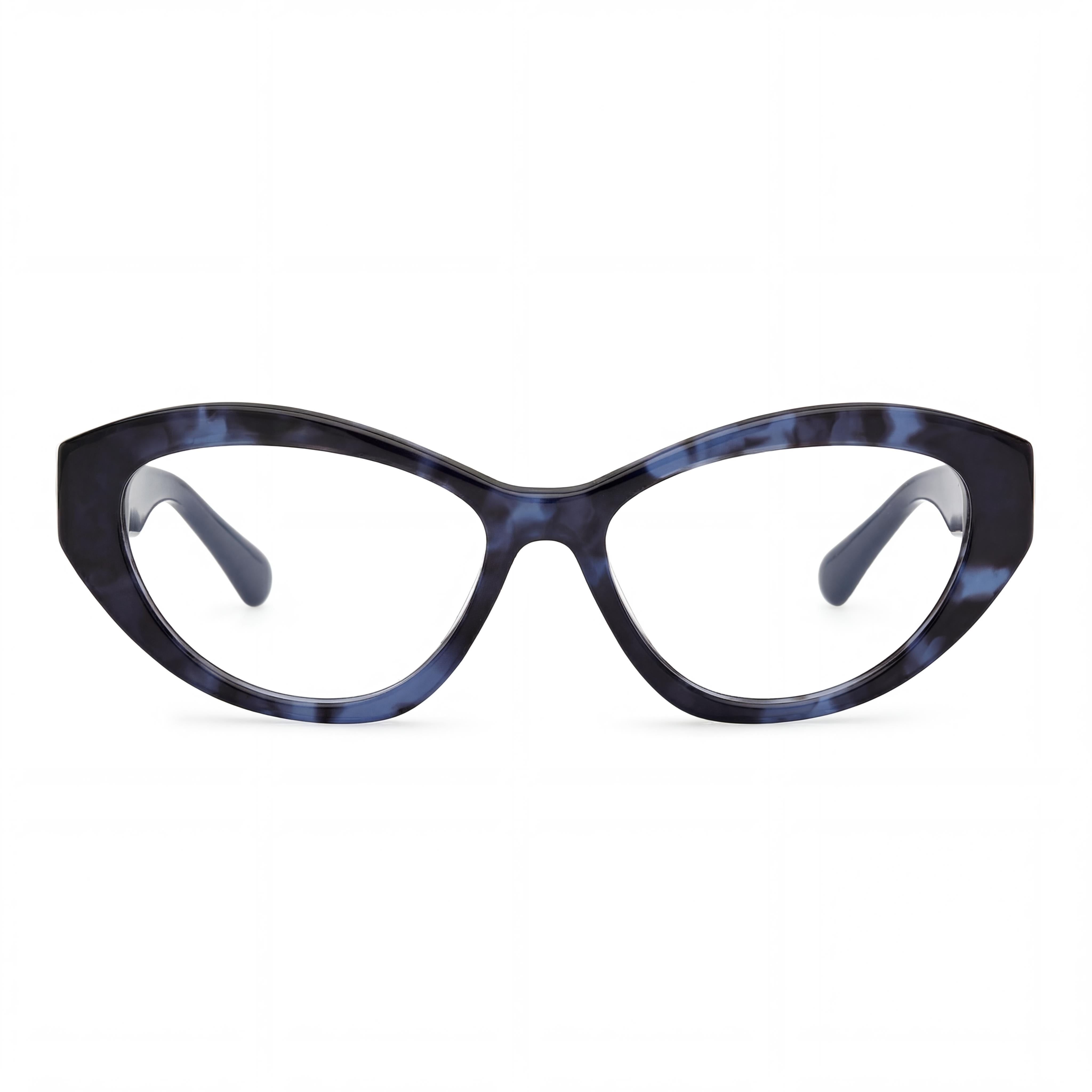 Max & Co. MODERNO Women's Eyeglasses featuring a Coloured Havana Acetate Frame with 53mm Lens Width, Photo 2