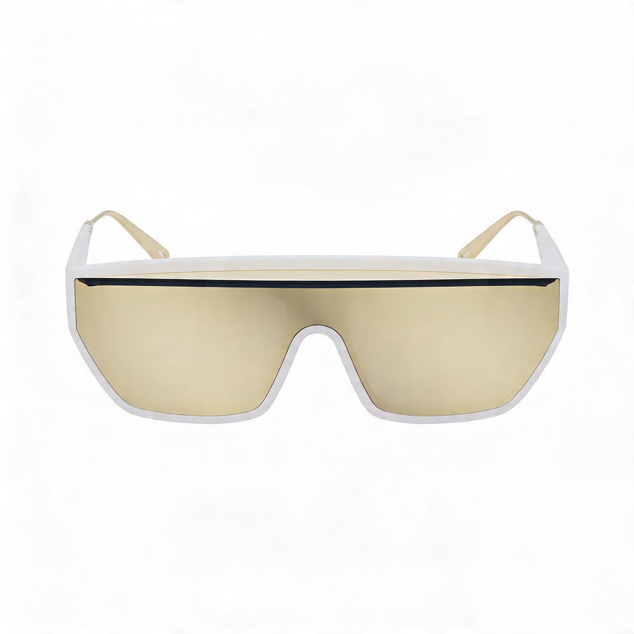 Dior DIORCLUB M7U Women's Shield Acetate White Green Gradient Gold Gradient 100% UV Non-Polarized Sunglasses 141mm, Photo 2