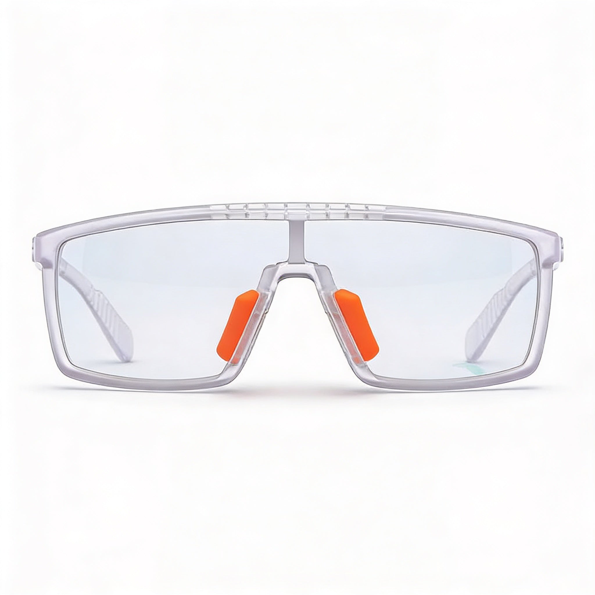 Adidas Unisex Crystal Plastic Frame Black Mirrored Photochromatic UV Protected Sunglasses 55mm, Photo 2