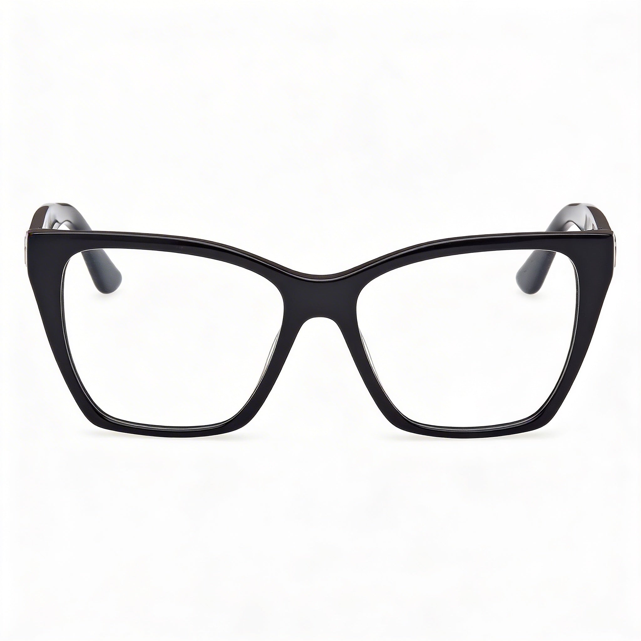 GUESS Gu50235 Montura de plástico negro brillante para mujer con lentes sin policarbonato de 52 mm, Photo 2