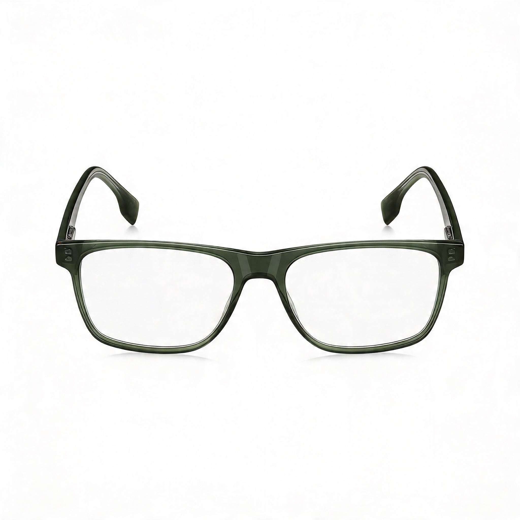 Gafas de sol clásicas Hugo Boss para hombre con montura de acetato de cuerno verde, lentes de policarbonato multicolor no polarizadas, 55-17-145mm, Photo 1