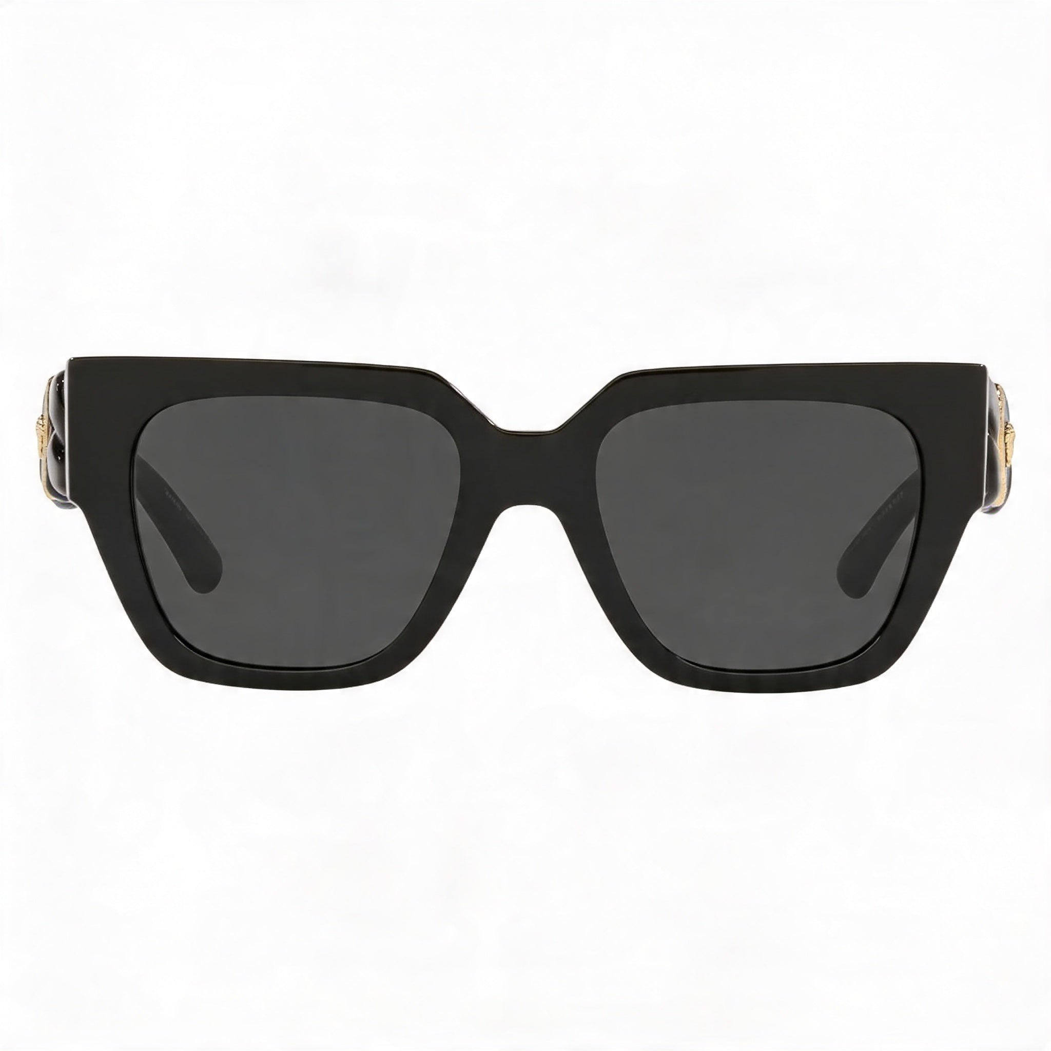 Versace VE4409 Unisex Black/Dark Grey Composite Sunglasses UV Protection Dark Grey Lenses 53mm, Photo 2