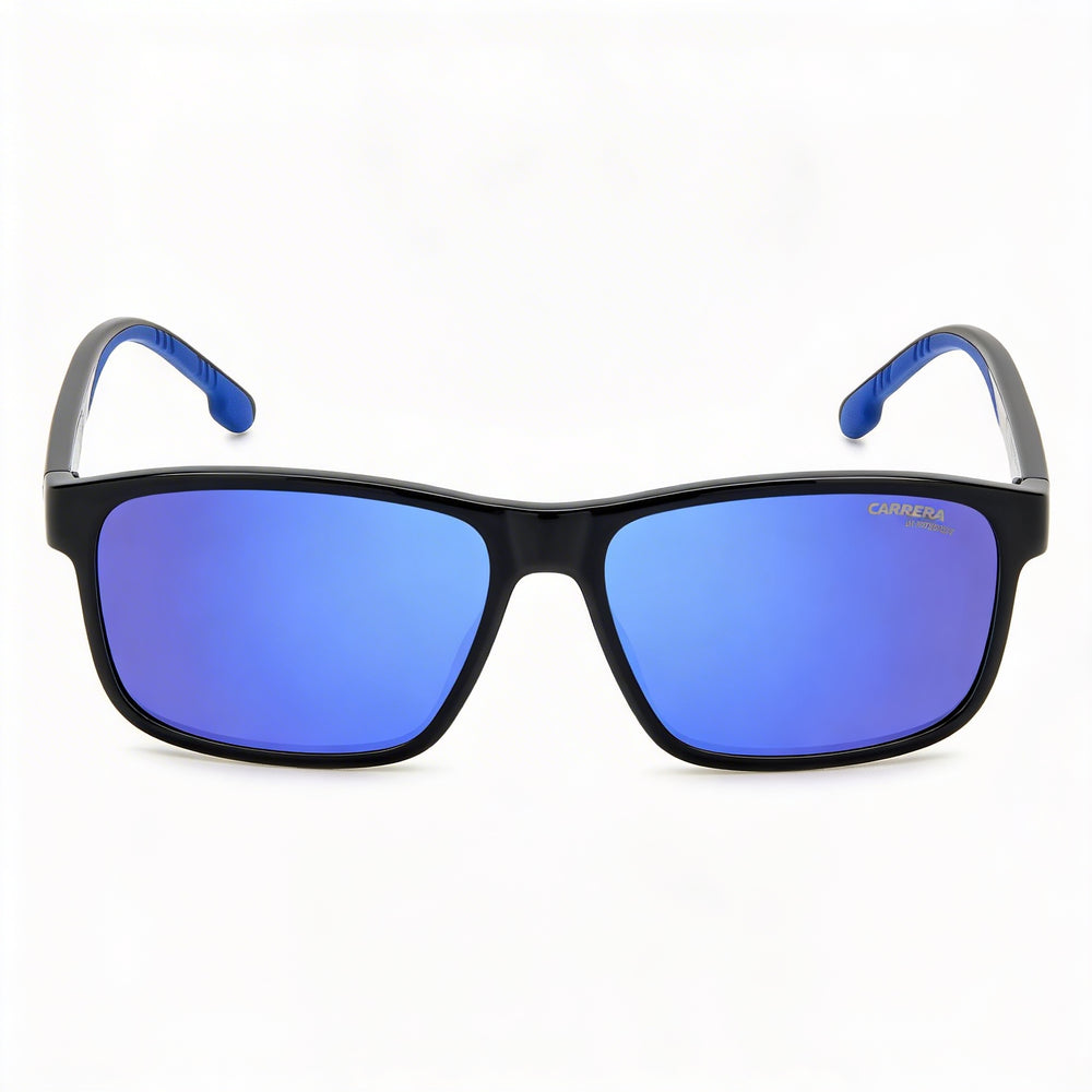 CARRERA Casual Unisex Nero E Blu Polyamide UV Protection Sunglasses with Blue Multilayer Lenses 54mm