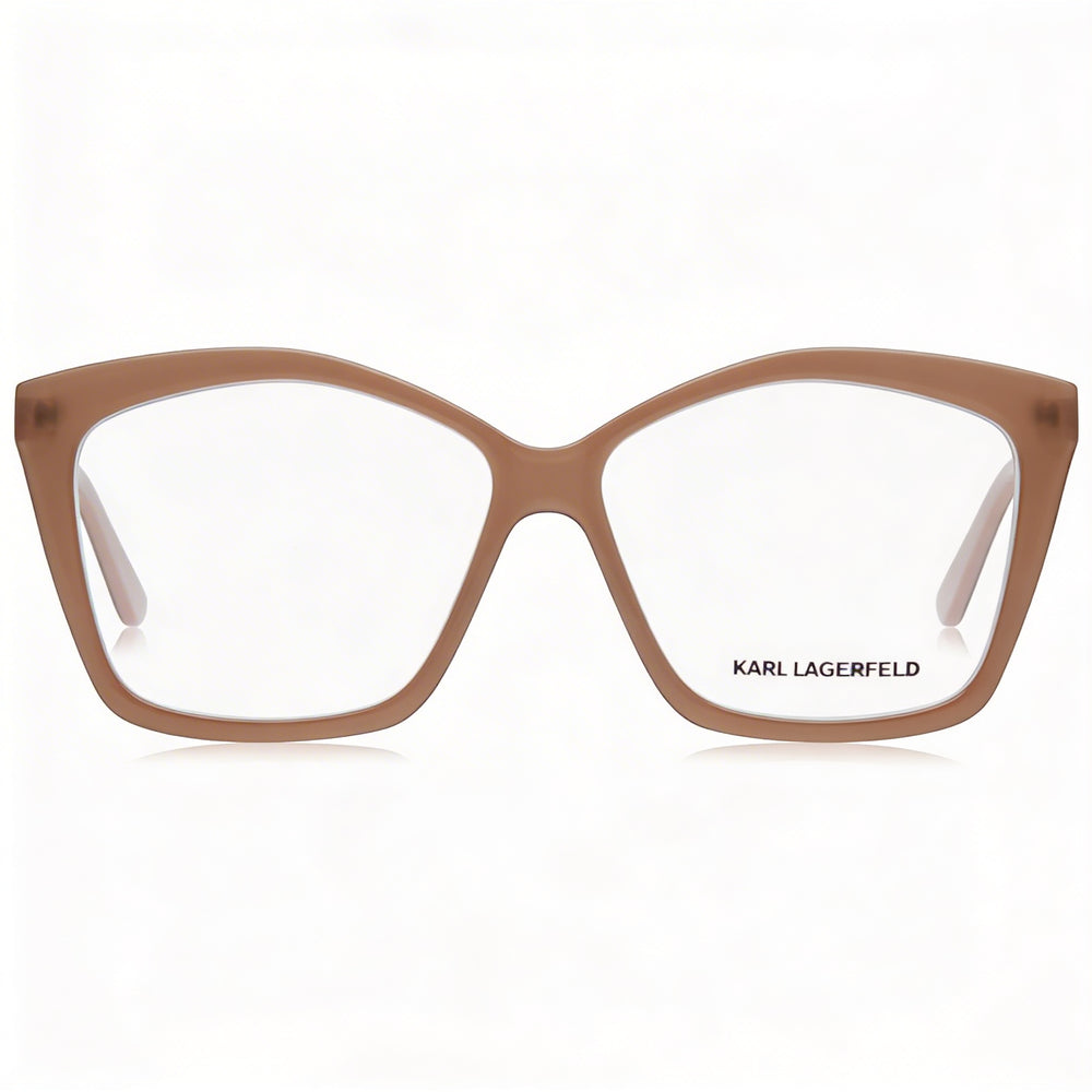 Gafas de sol KARL LAGERFELD KL6064 de estilo casual para mujer, montura de acetato en camello de tres capas, 54 mm