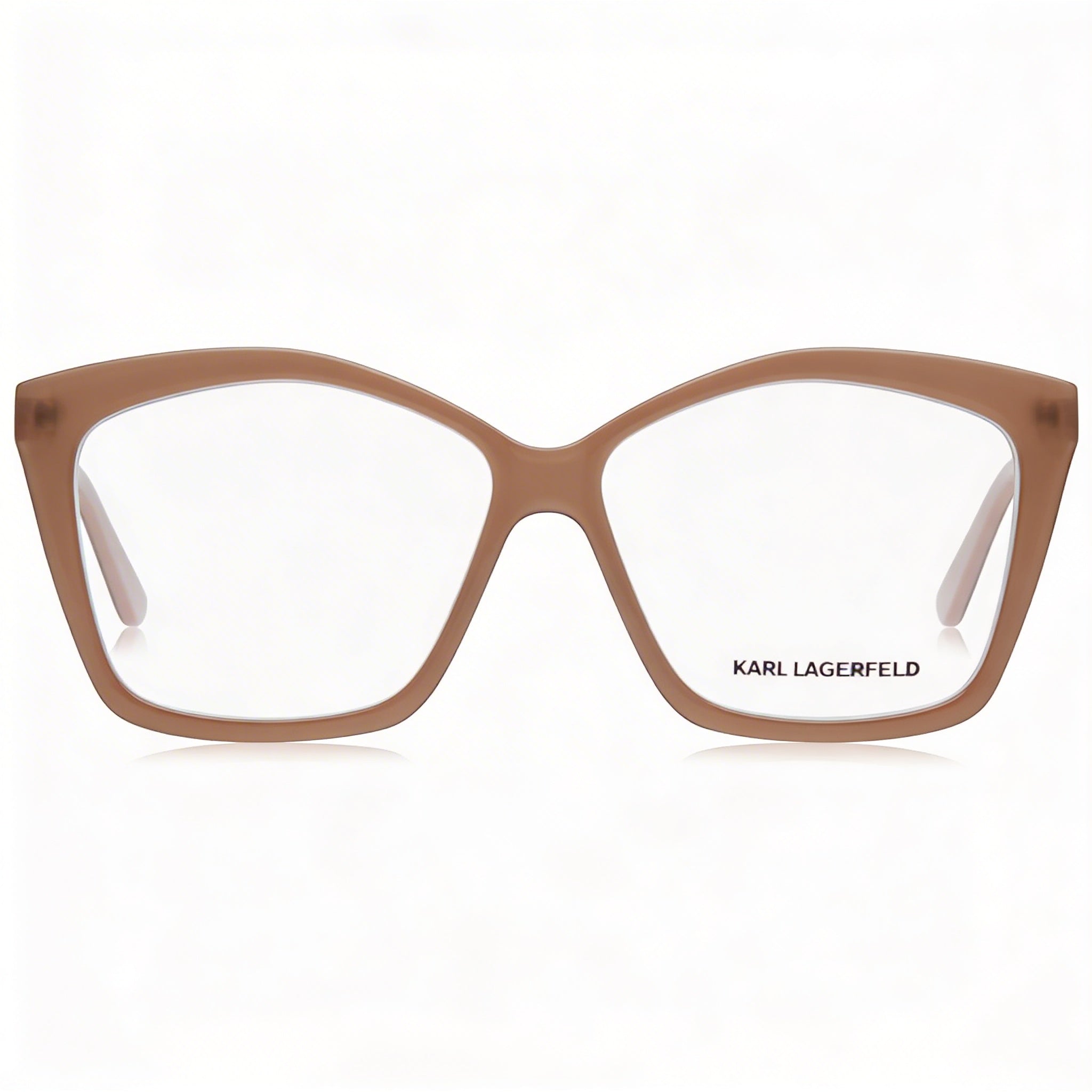 Gafas de sol KARL LAGERFELD KL6064 de estilo casual para mujer, montura de acetato en camello de tres capas, 54 mm, Photo 2