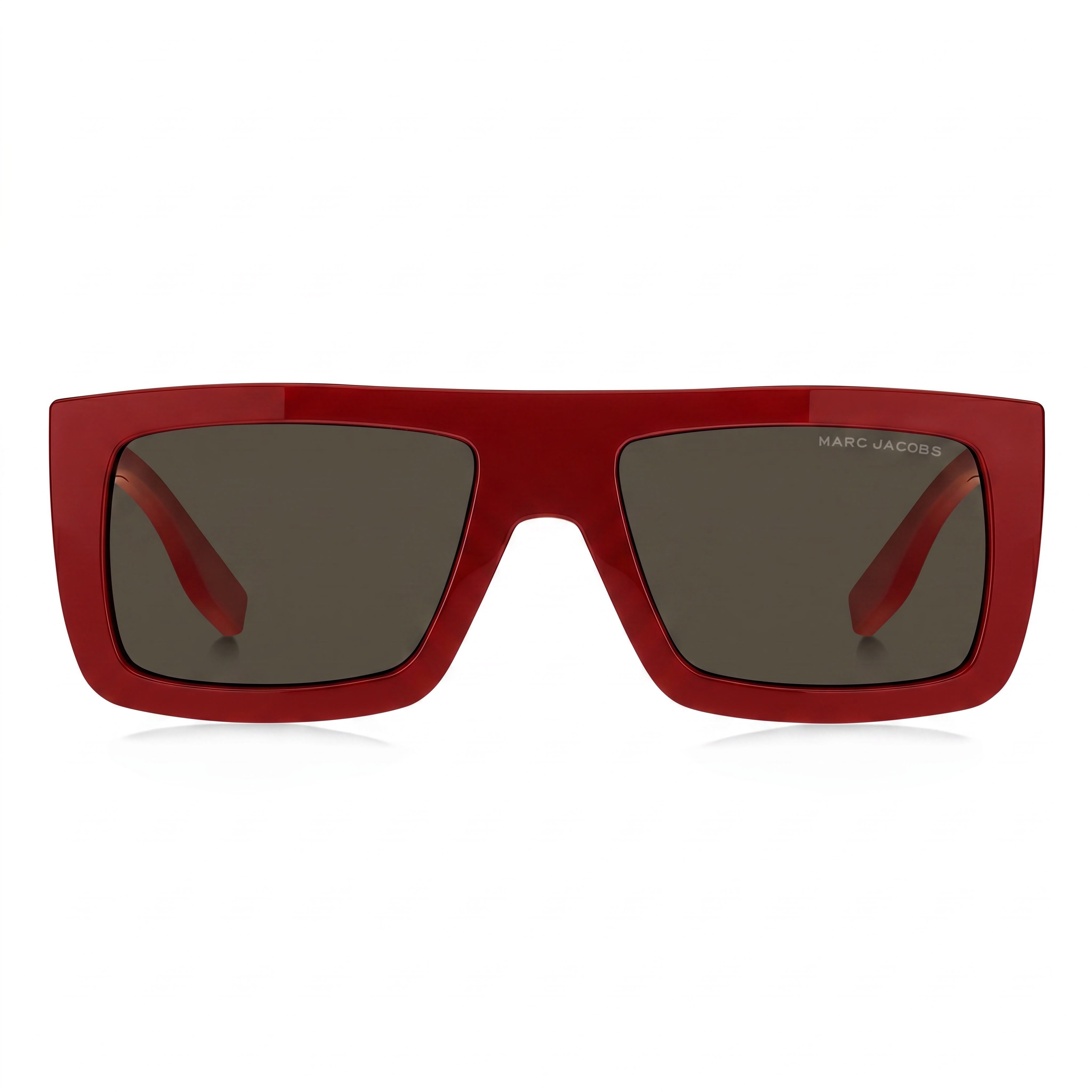 Marc Jacobs Bold and Trendy Unisex Red Polyamide Frame Red Brown Lens Sunglasses 53mm, Photo 2
