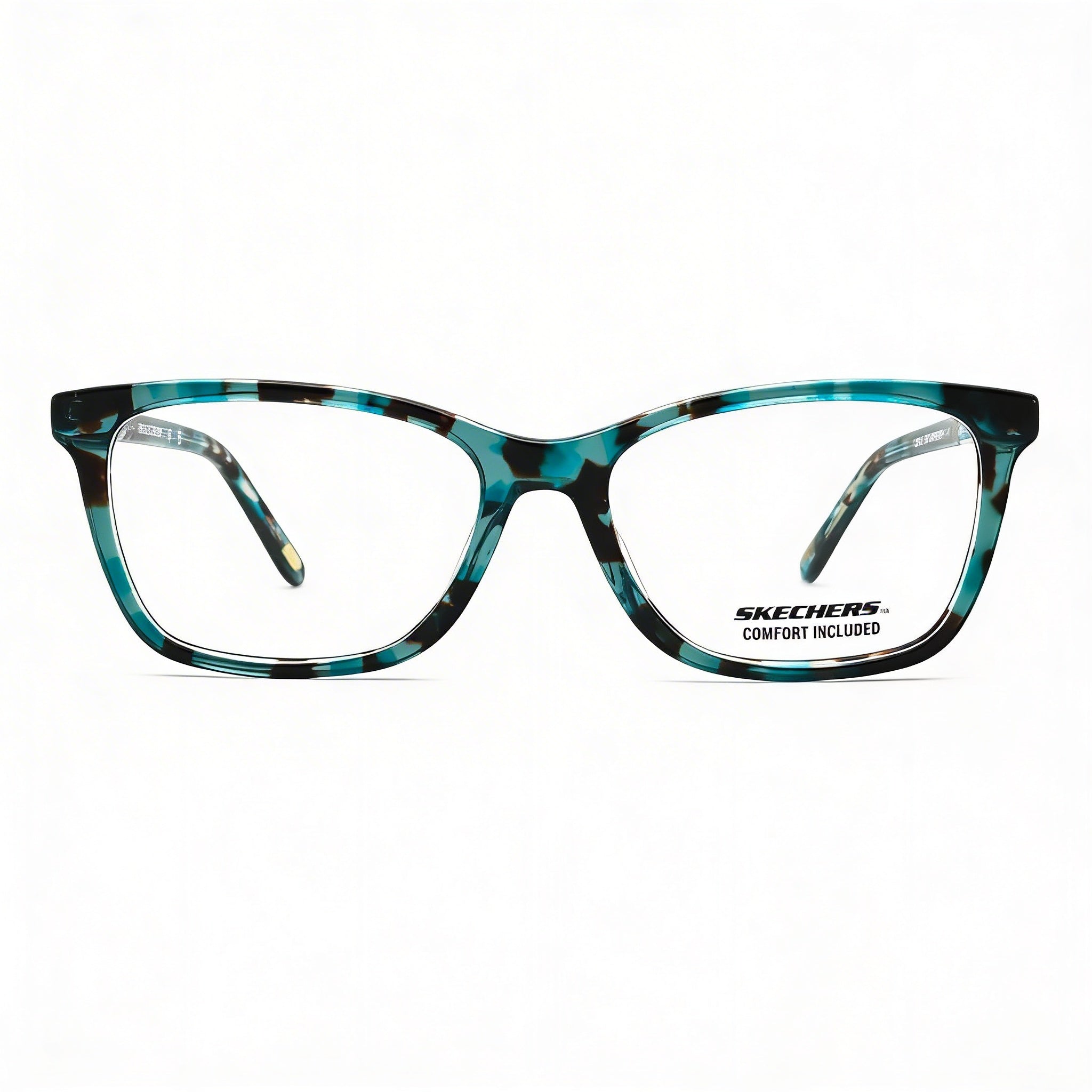 Skechers Se2154 Unisex Blue Plastic Frame Clear Polycarbonate Lenses Optical Eyewear 53-16-140mm, Photo 2