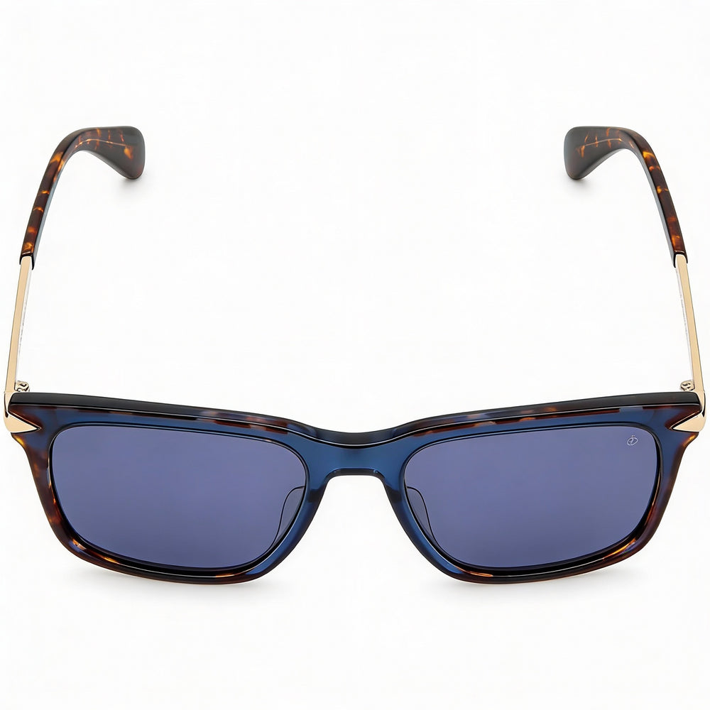 Gafas de sol rag &amp; bone Rnb5044/s de acetato color habana azul para hombre de 53 mm