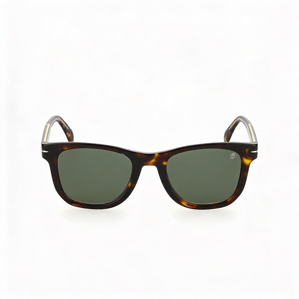 David Beckham db 1006 Unisex Sunglasses featuring Dark Havana Acetate Square Full Rim Frame 50mm