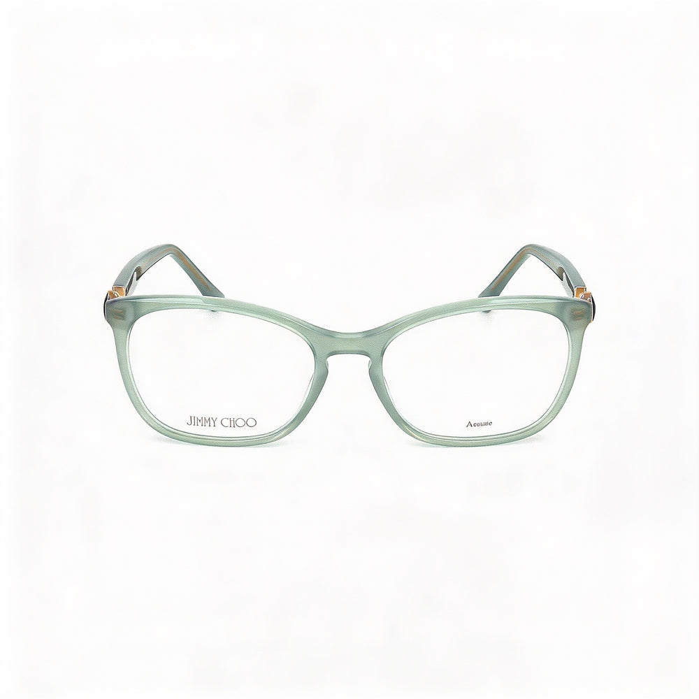 Gafas de acetato modernas para mujer JIMMY CHOO con lentes de demostración de 54-17 mm