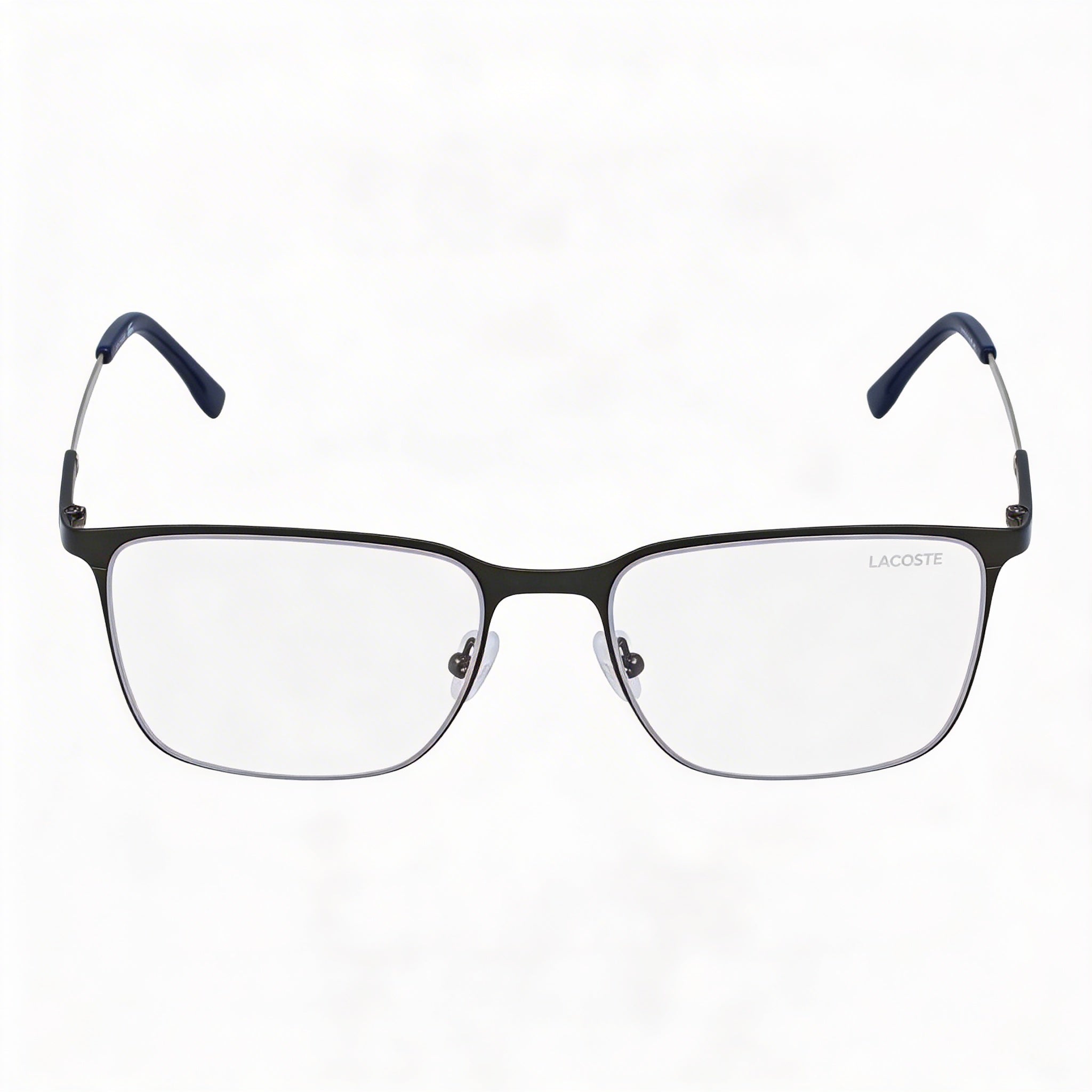 Lacoste Modern Unisex Matte Dark Grey Acetate Frame Optical Eyeglasses with 55mm Lens Width, Photo 2