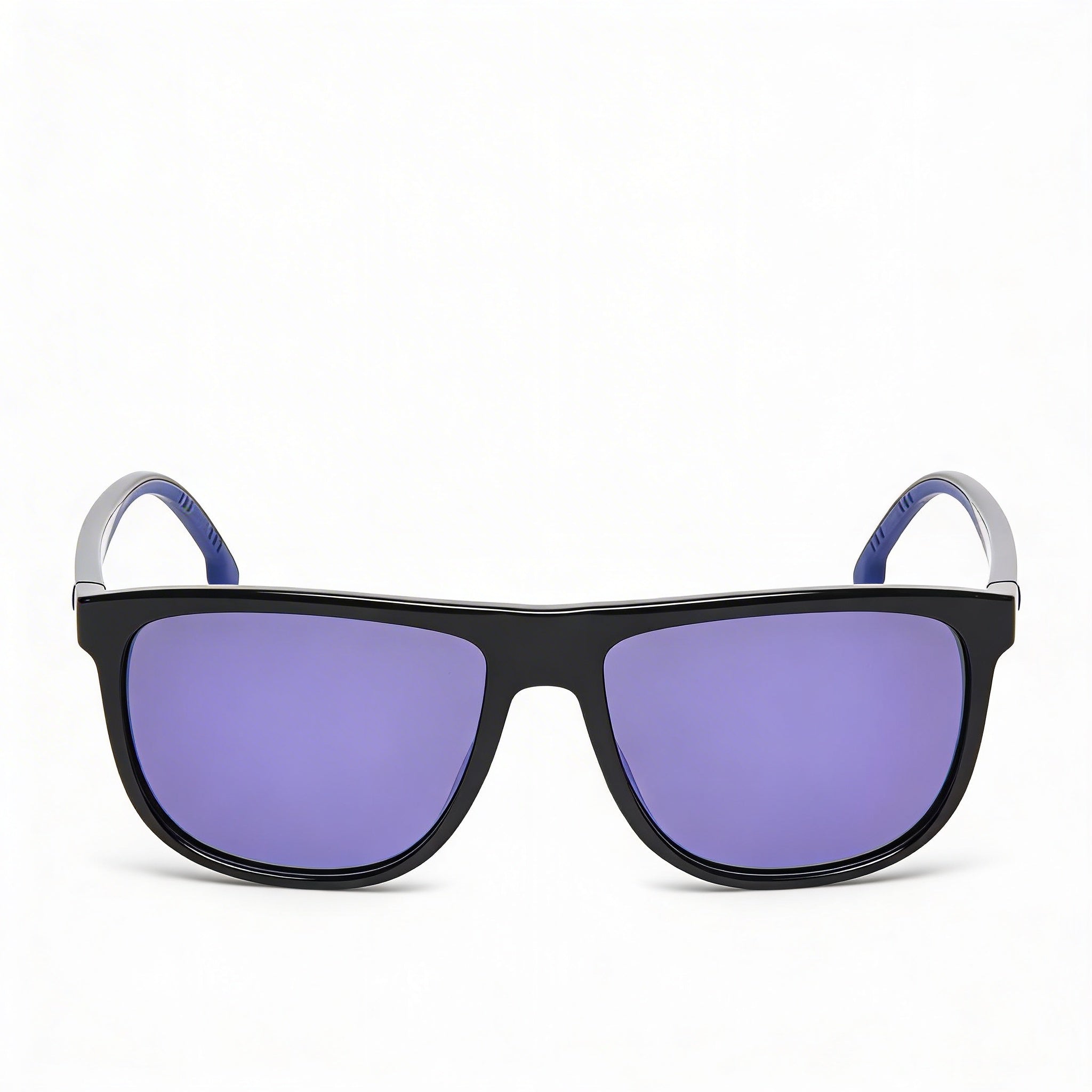 Carrera Gafas de sol de poliamida negra y azul no polarizadas para mujer con 100% protección UV de 58 mm, Photo 3