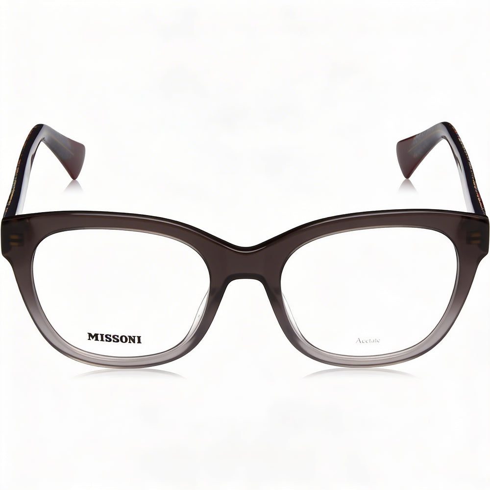 Missoni Mis 0105 Modern Unisex Grey Acetate Frame with Grey Polycarbonate Lenses 51mm
