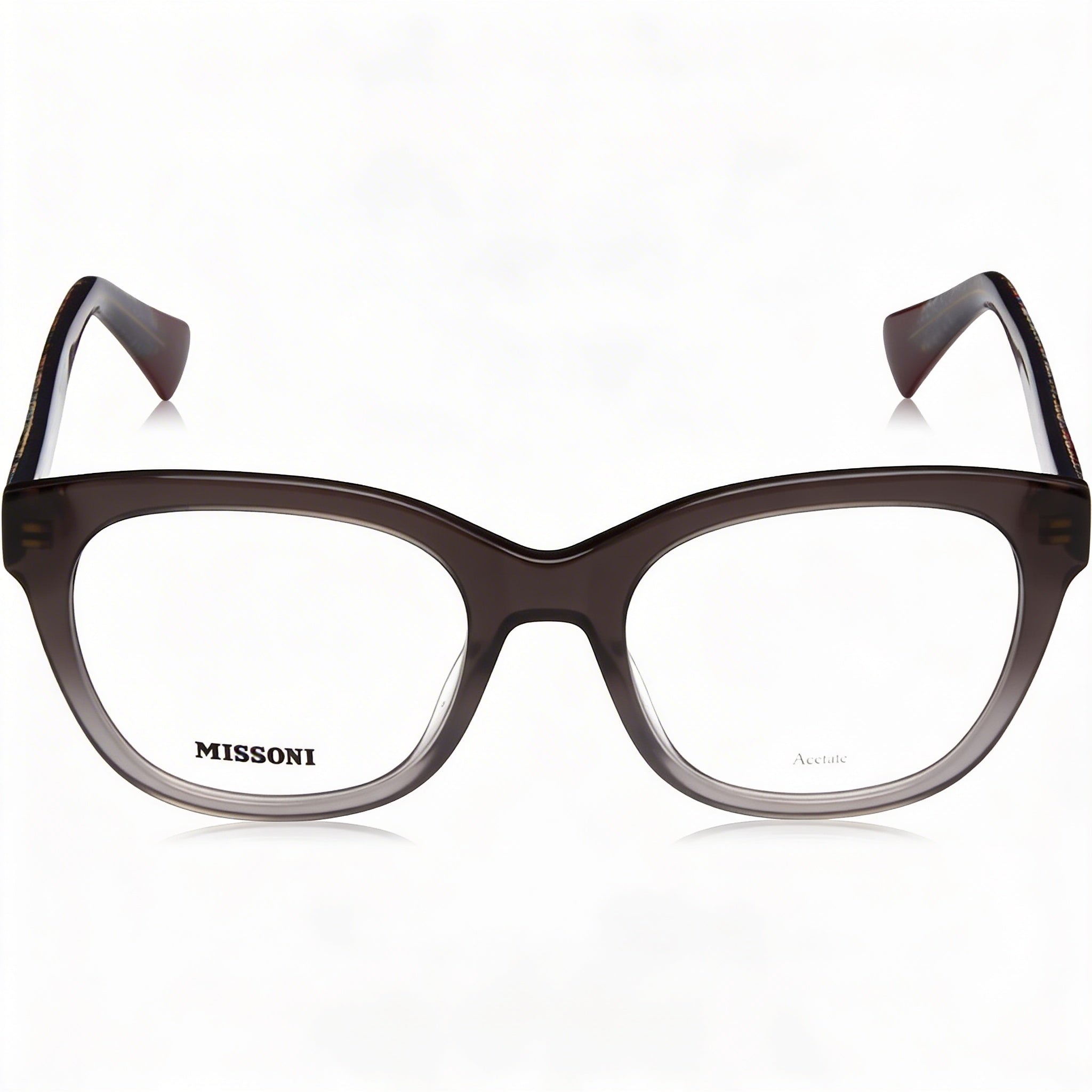 Missoni Mis 0105 - Montura moderna unisex de acetato gris con lentes de policarbonato gris de 51 mm, Photo 2