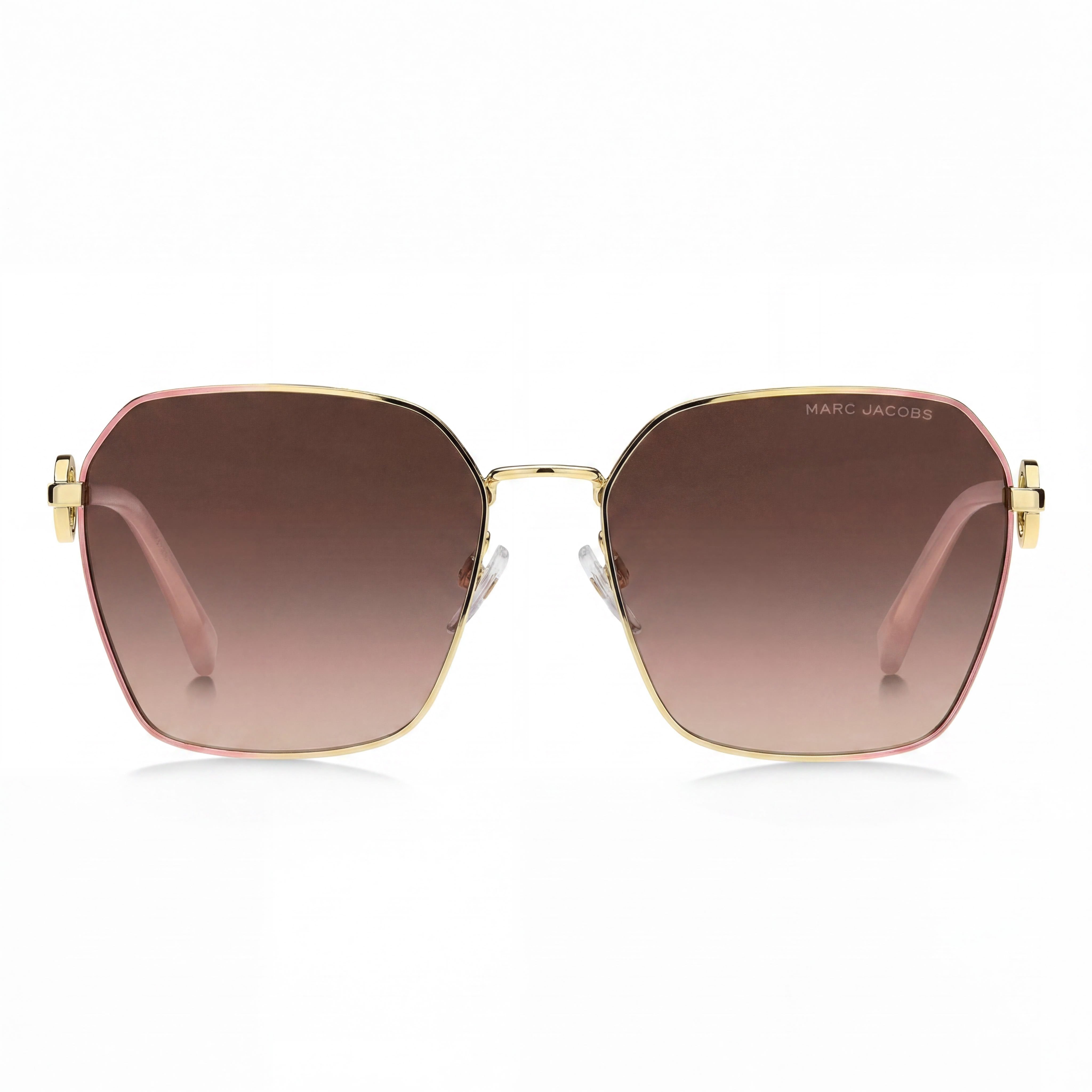 Marc Jacobs MARC 729/S Women's Casual Acetate Gold Pink Frame Brown Shaded Non-Polarized Sunglasses 58mm, Photo 2