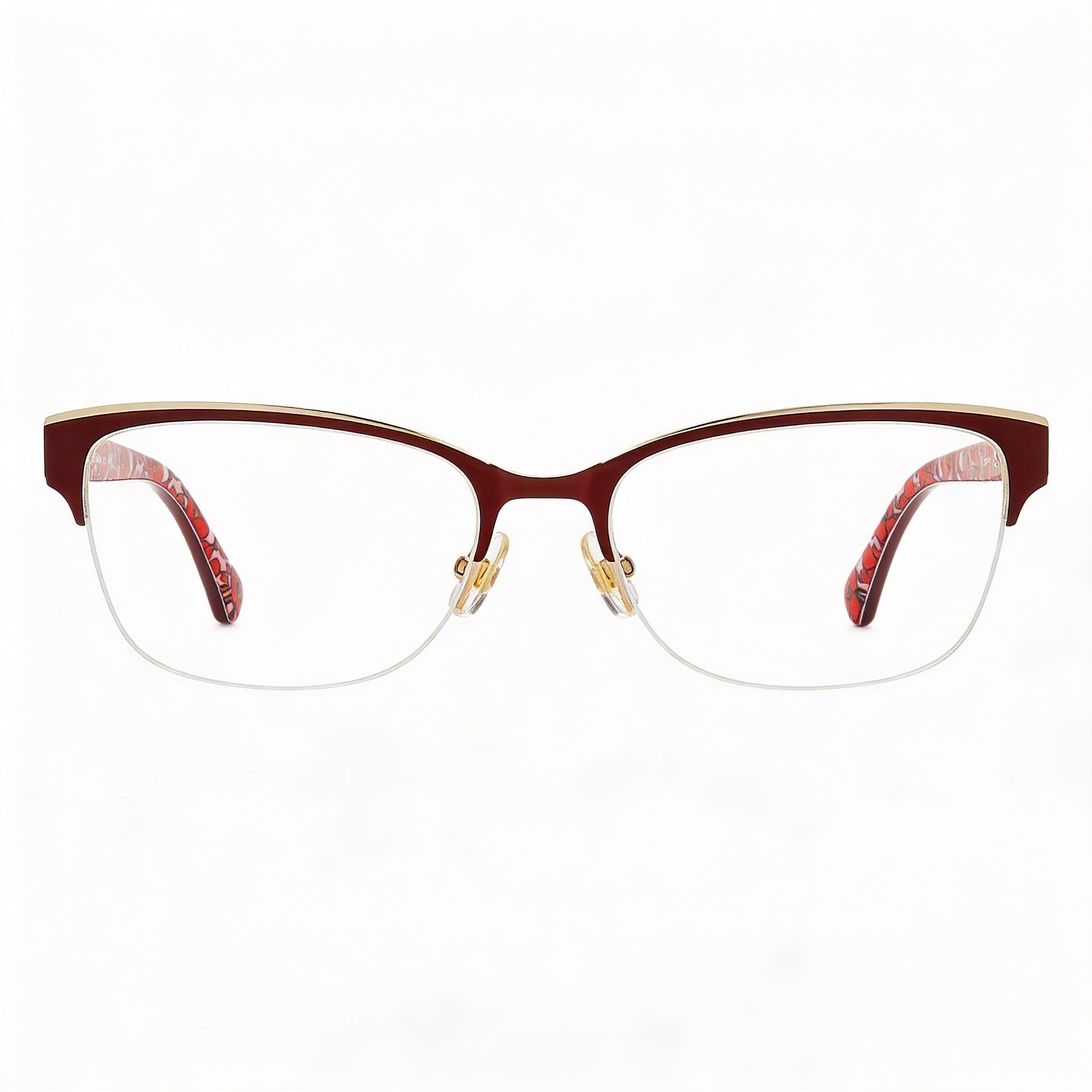 kate spade new york Marjorie Women's Red Pattern Stainless Steel Non-Polarized Sunglasses 52mm, Photo 1