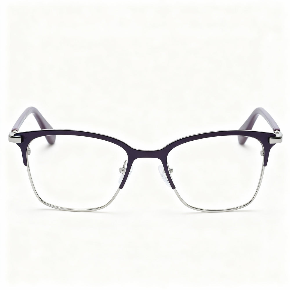 Gafas de vista Calvin Klein Ckj19312 para mujer, de metal morado, con lentes de 50 mm, puente de 17 mm y patillas de 135 mm.
