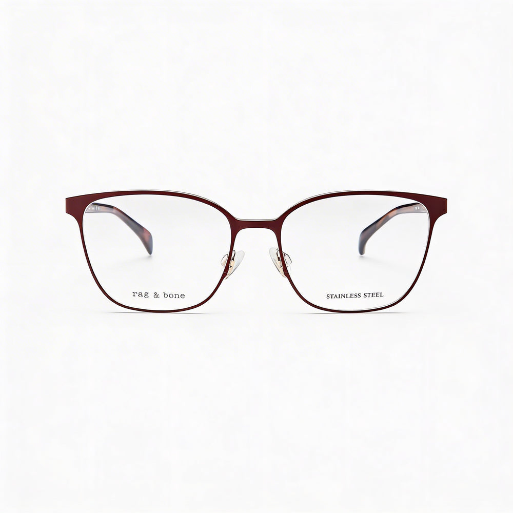 Gafas de sol rag & bone Modern para mujer con montura de aleación de acero y lentes azules de 53 mm de ancho