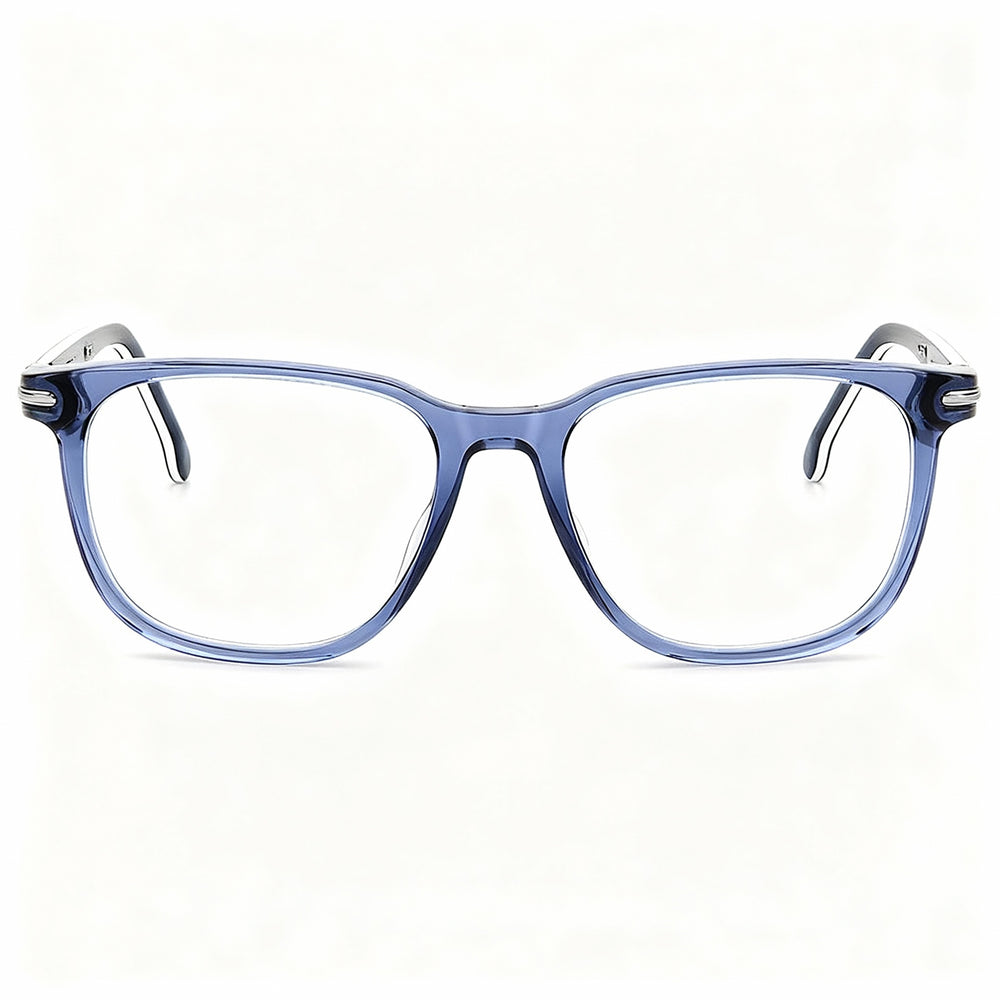 Gafas de sol Carrera 308 unisex de acetato azul, estilo casual, no polarizadas, de 53 mm