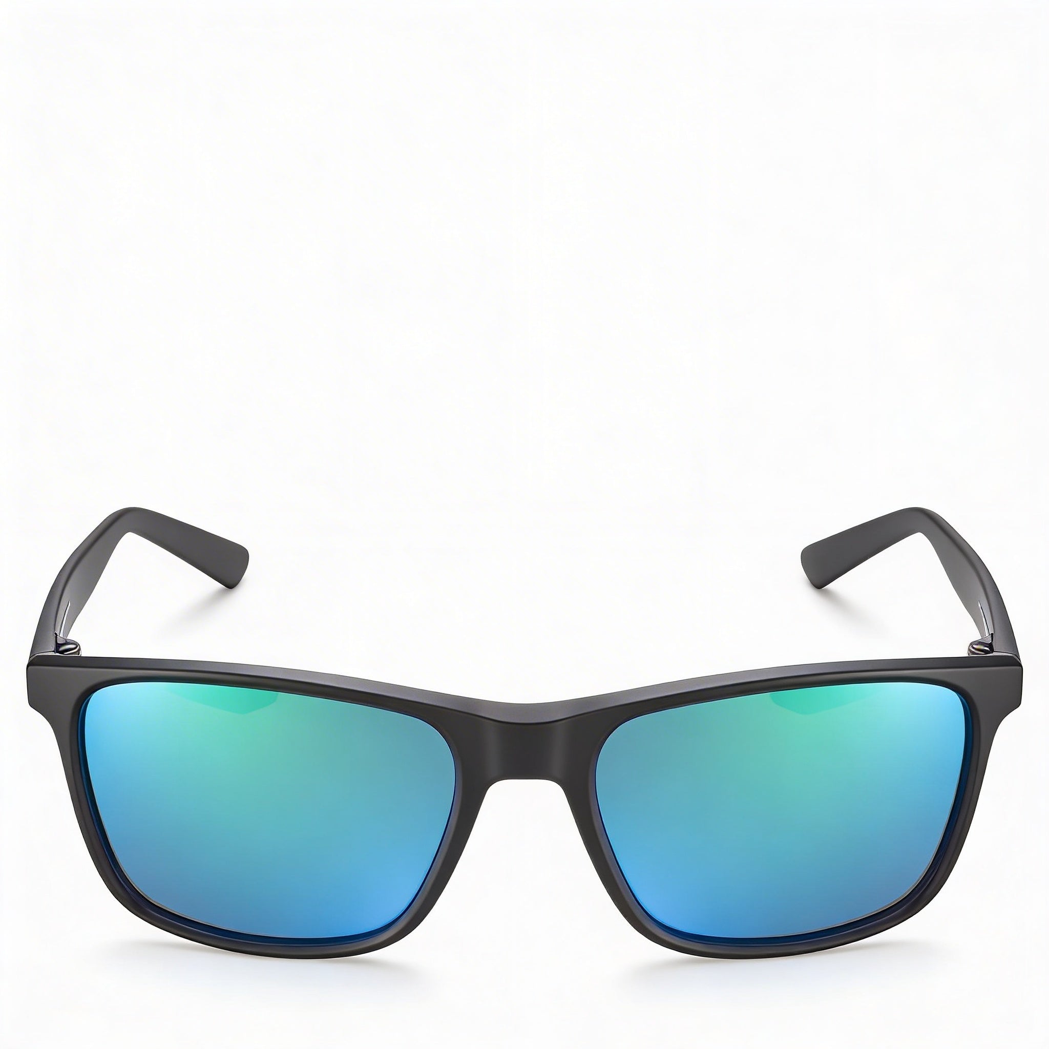 Nike Wayfarers Unisex Grey with Green Mirror Frame & Lenses Plastic Sunglasses 57-19-145 UV Protection, Photo 2