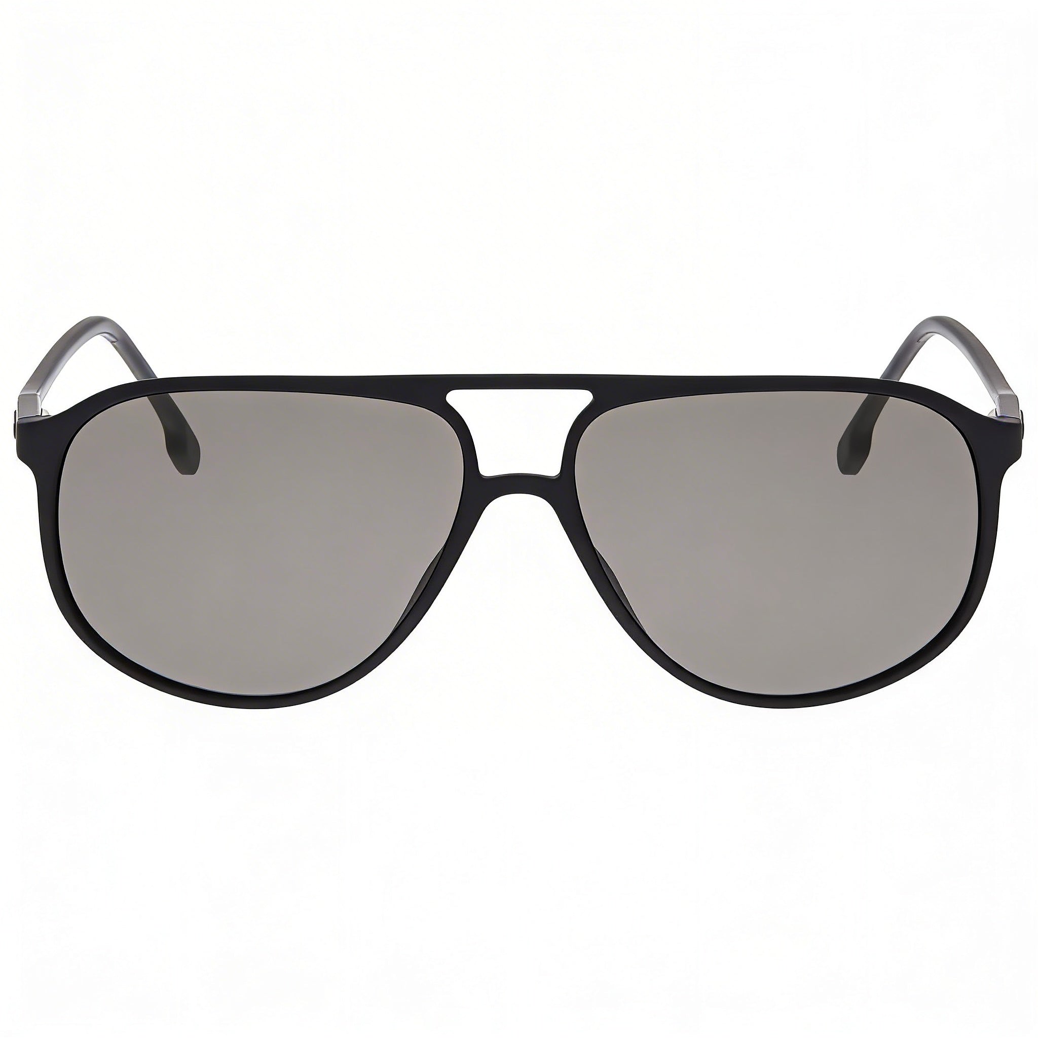 Carrera 257/S Unisex Propionate Frame Sunglasses, Black with Polarized Gray UV Protected Lenses, 60mm, Photo 2