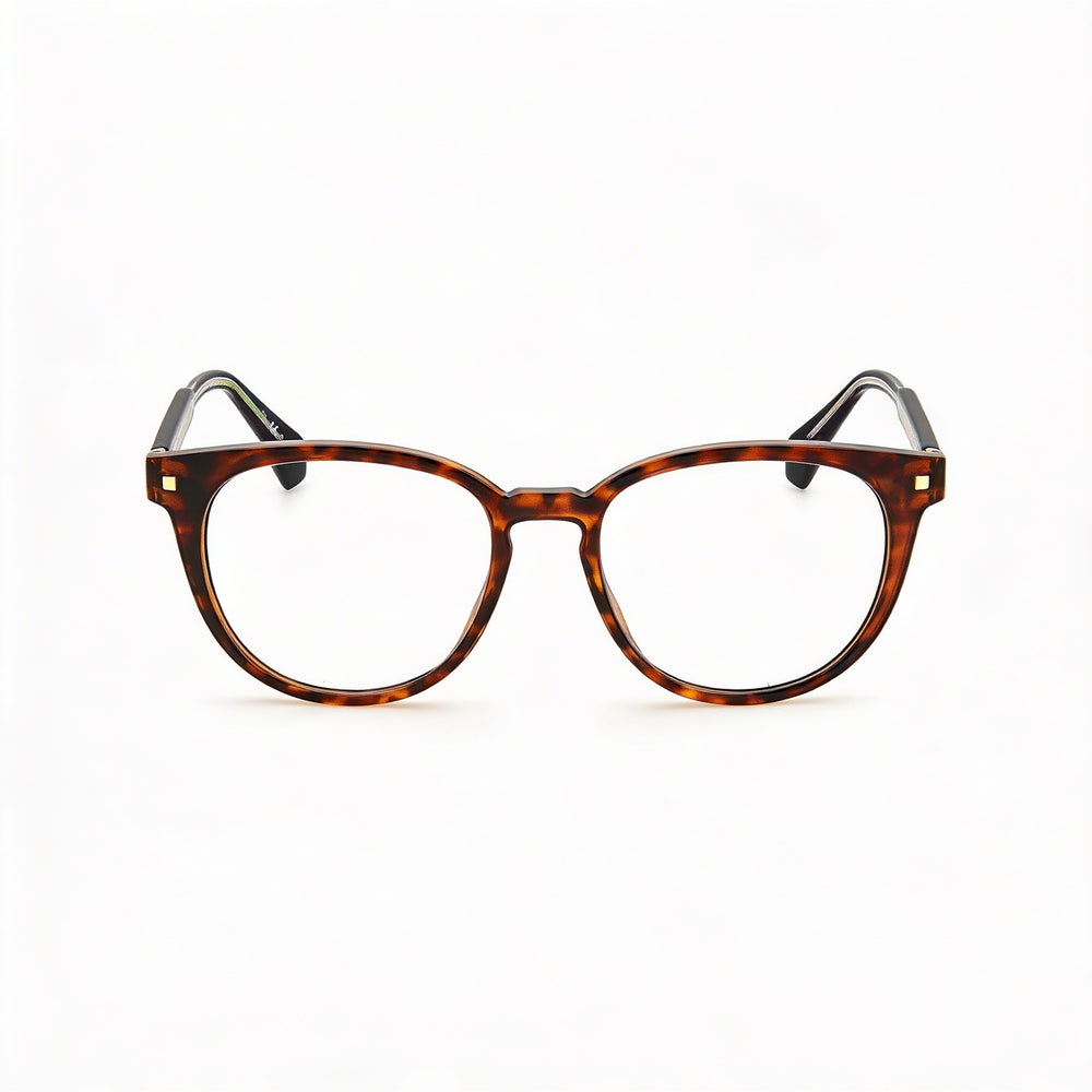 Polaroid Pld D445 Men's Havana Injected Frame with Havana Non-Polarized Polycarbonate Lenses Eyeglasses 50mm