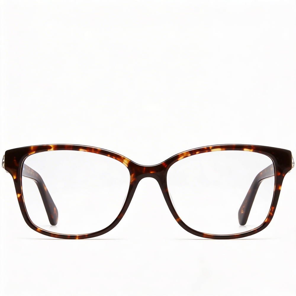 Kate Spade New York Reilly/G - Montura de acetato Havana para mujer (sin gafas, ancho de lente de 53 mm)
