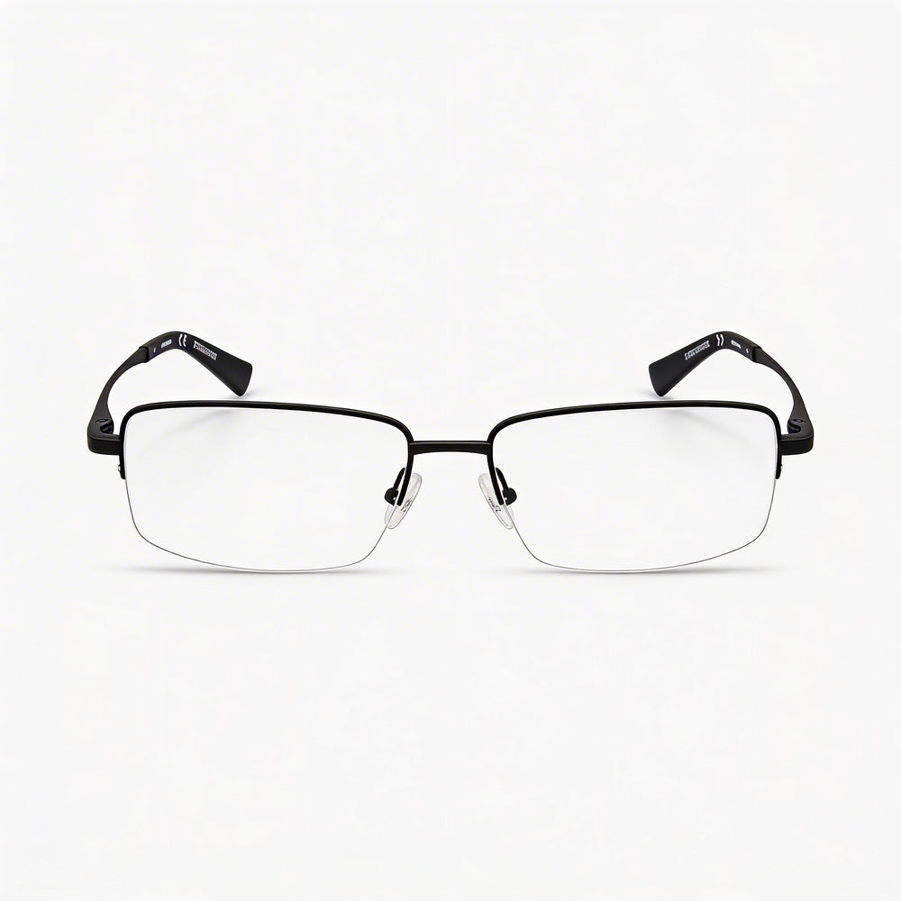 Harley-Davidson Gafas ópticas unisex negras - Listas para lentes graduadas y con lentes de demostración transparentes