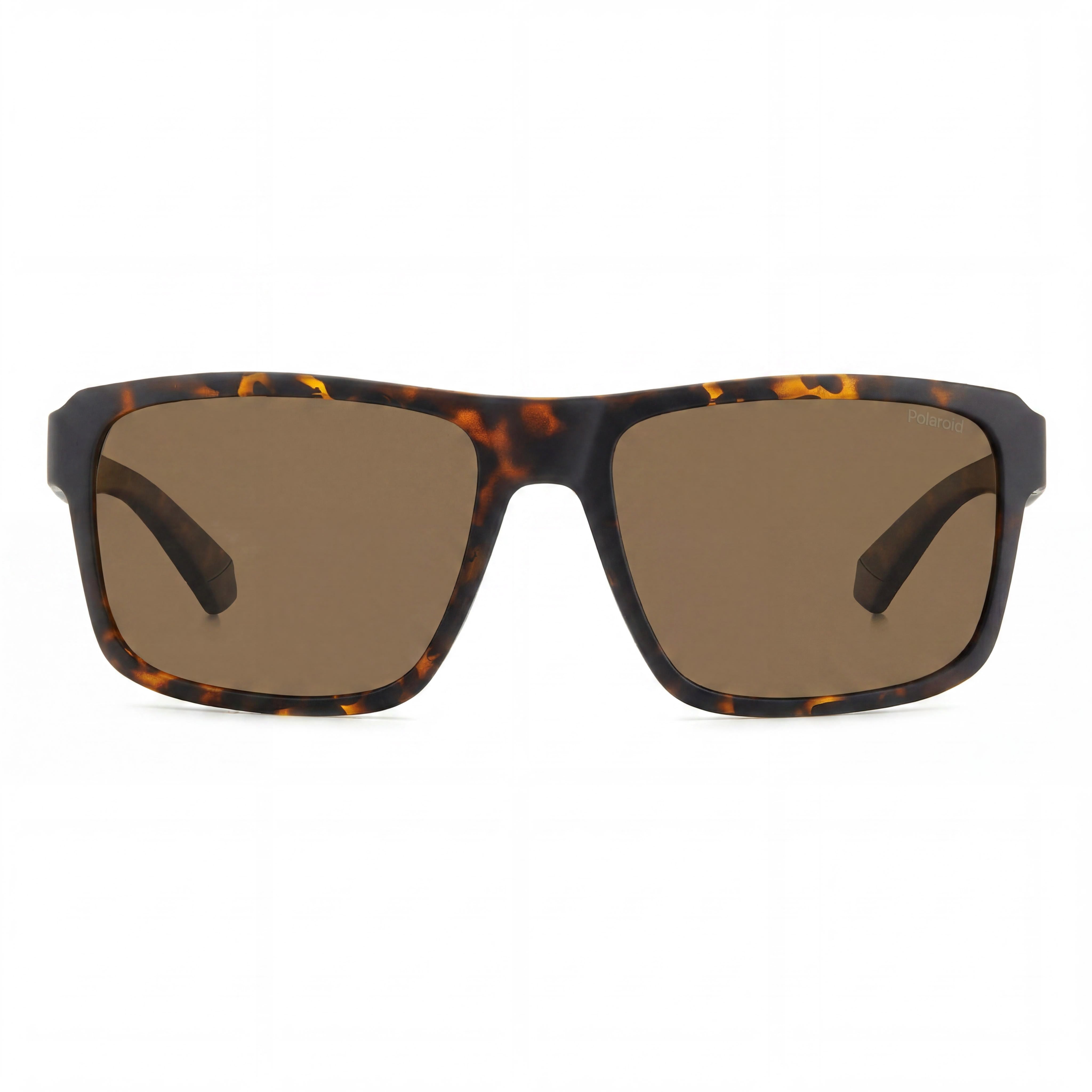 Gafas de sol polarizadas de policarbonato con protección UV para mujer Polaroid Casual Marrón Habana Mate 58 mm, Photo 2