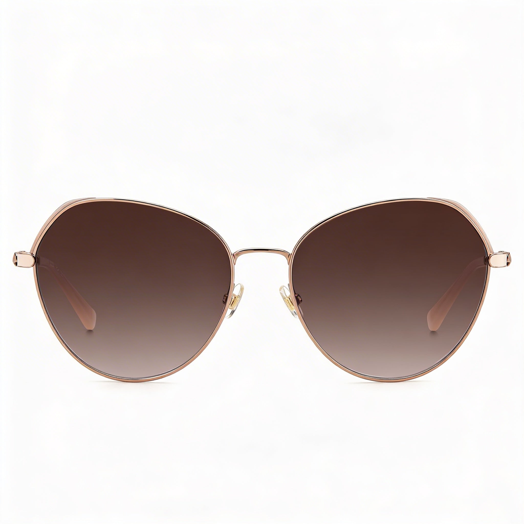 Kate Spade New York york Women's Octavia/G/S Red Gold Stainless Steel Brown Gradient Non-Polarized UV Protection Sunglasses 59mm, Photo 3