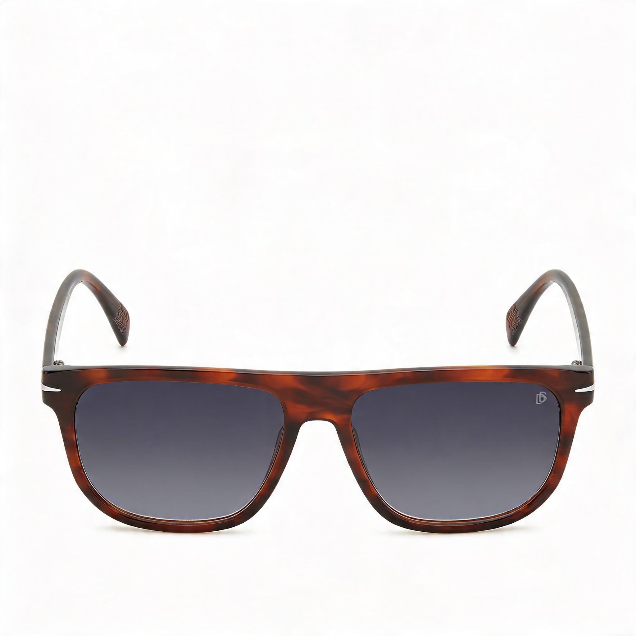 David Beckham Db 7111/S Women's Dark Grey Shaded Square Acetate Eyewear 56mm, Photo 2