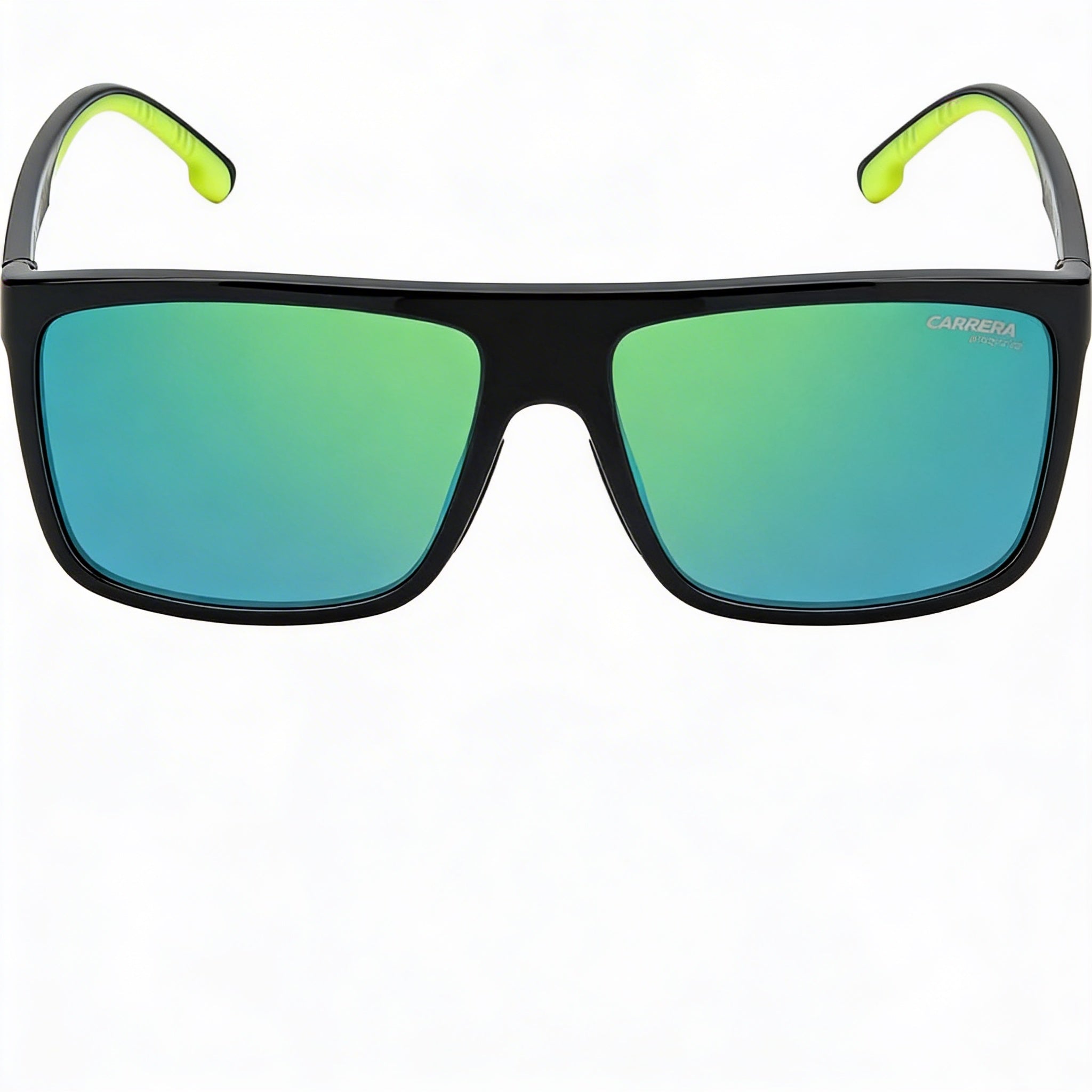 Carrera Classic Men's Polyamide Rectangle Sunglasses Black Green UV Protection Non-Polarized 58-16-145, Photo 2
