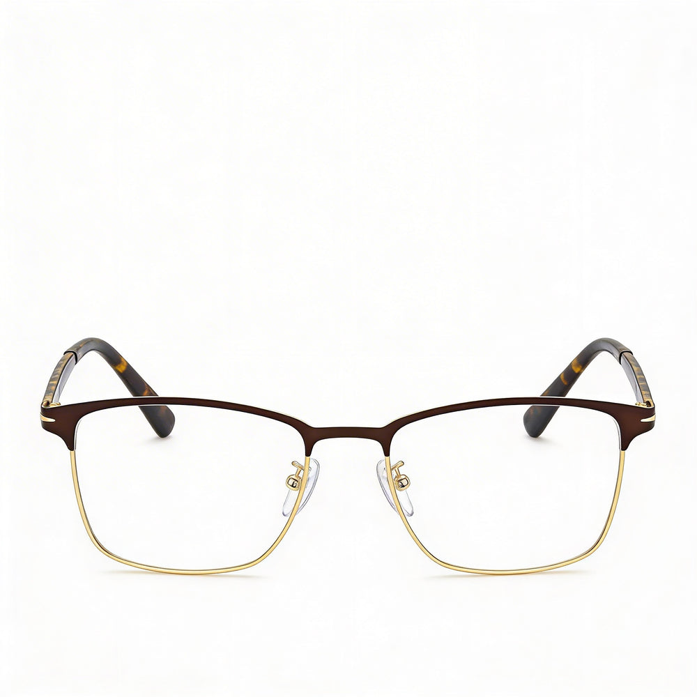 Gafas de sol David Beckham Db 1059/F unisex con montura metálica y lentes de policarbonato polarizadas, color marrón mate y dorado, 55 mm