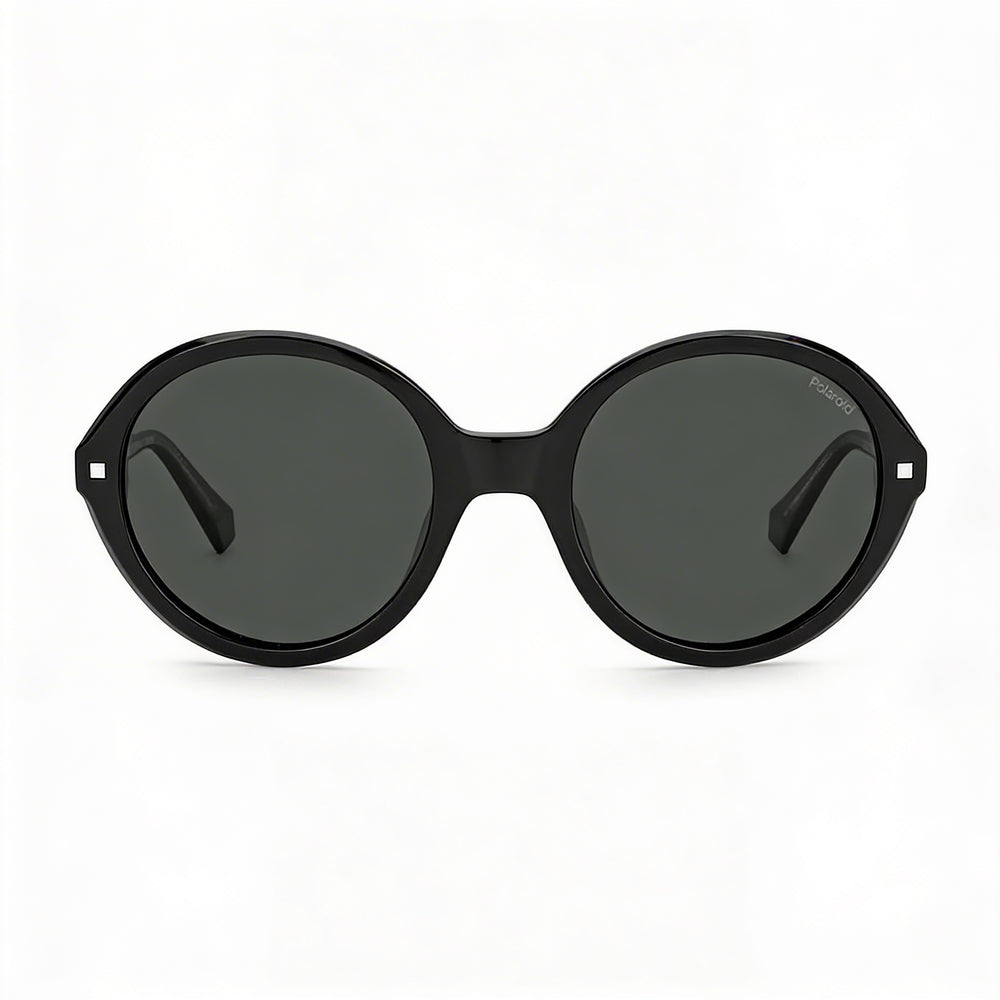Gafas Polaroid Pld 4114/S/X para mujer, marco de plástico gris y negro, lentes de policarbonato no polarizadas, protección UV, 54 mm