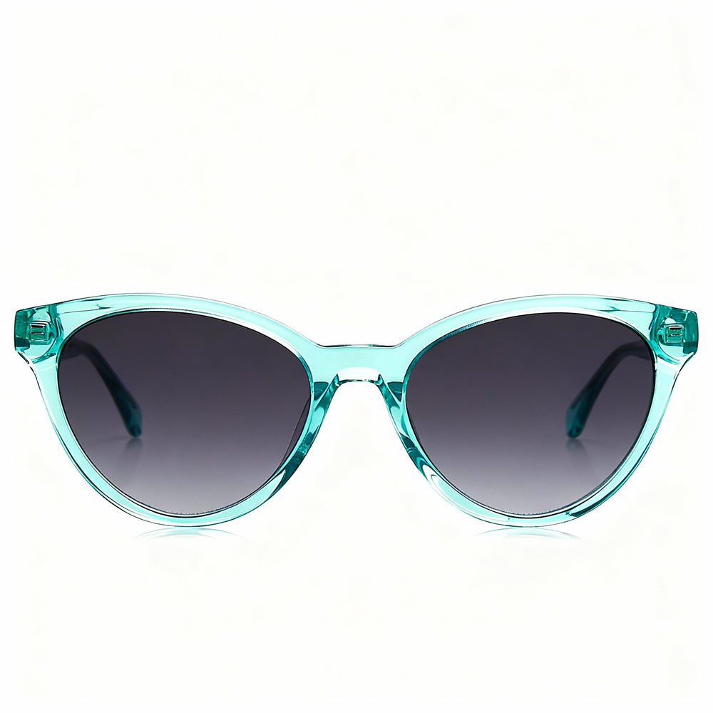 kate spade new york Adeline/G/S Women's Modern Style Teal Plastic Frame Non-Polarized UV Protection Sunglasses 55mm