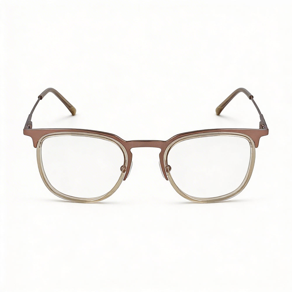 Lacoste Modern Unisex Sunglasses with Copper Acetate Frame and Non-polarized Polycarbonate Lenses 49mm