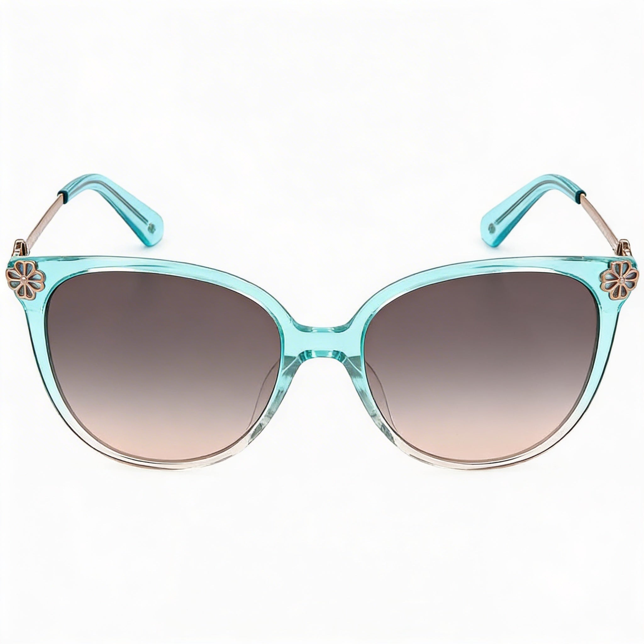 Kate Spade New York Kristina/G/S Women's Cat Eye Acetate Sunglasses, Grey Gradient Brown, Grey Fuchsia Lenses, UV Protection 54mm, Photo 2